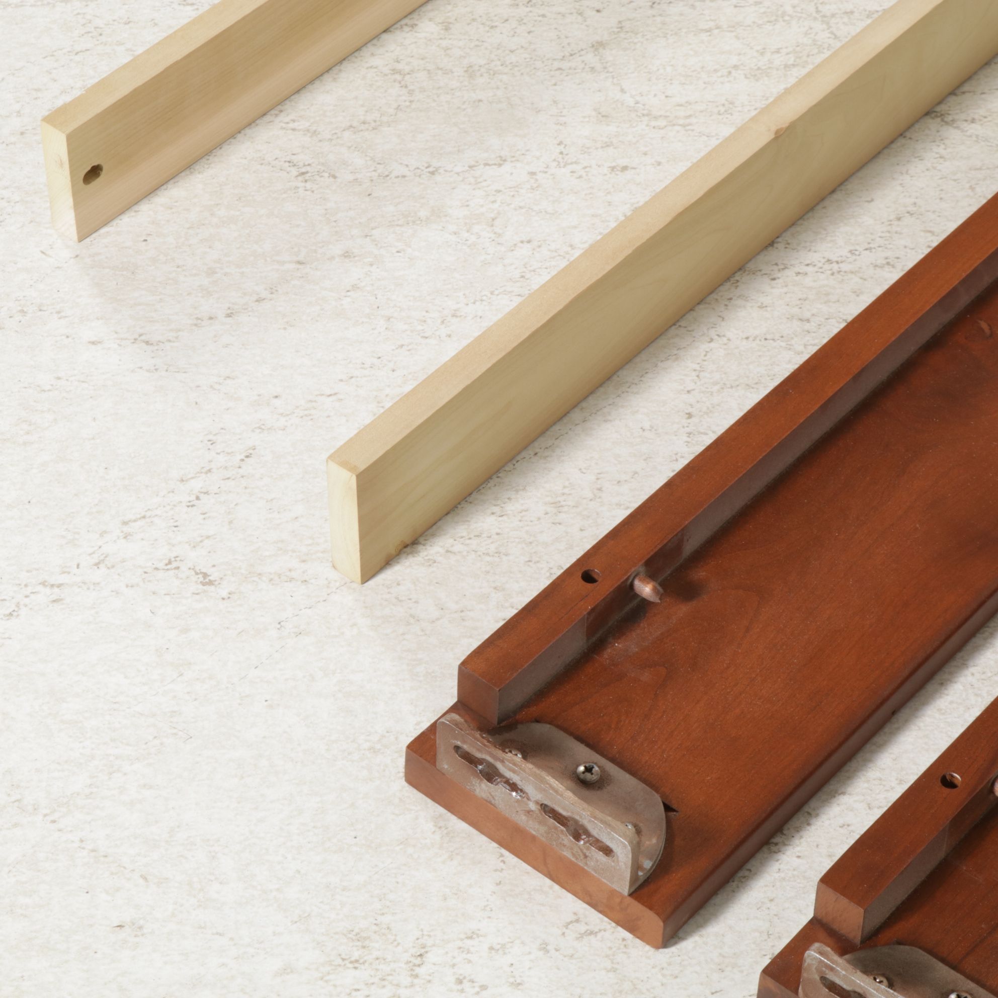 Craftsman Style Cherry King-Size Bed Frame