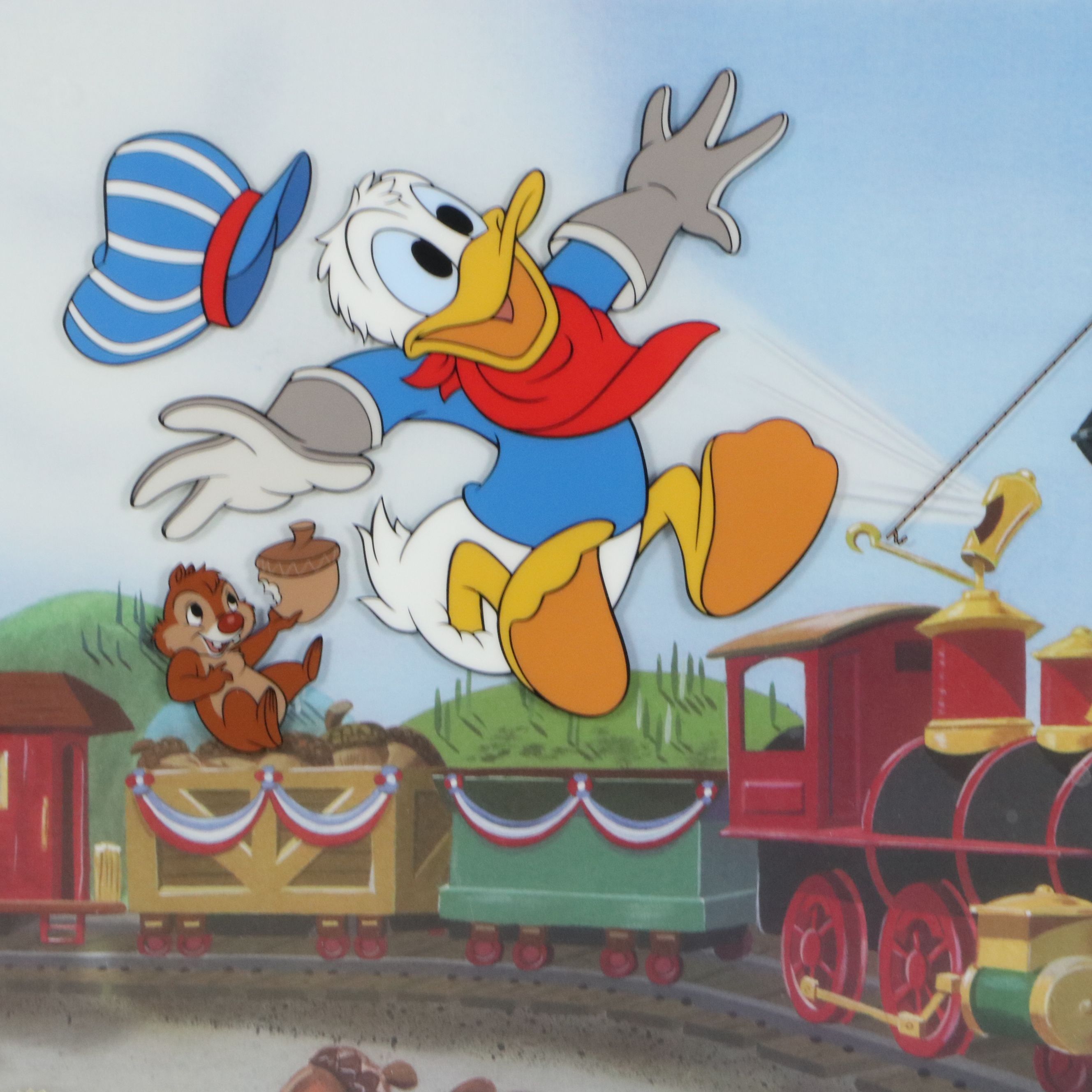 Disney Serigraph Cel "Train Gang," 2008