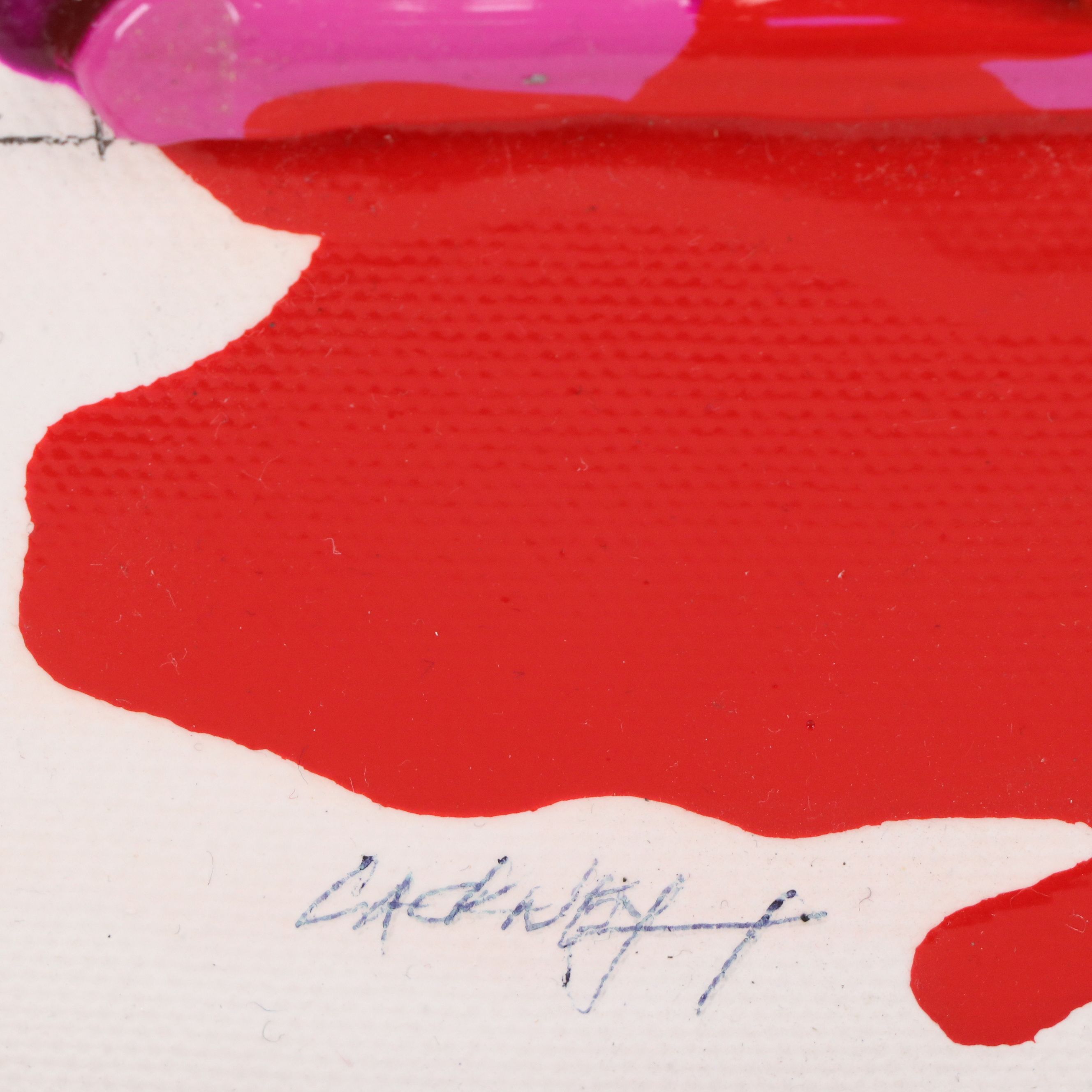 Robert Lackney Acrylic Painting "HI III"