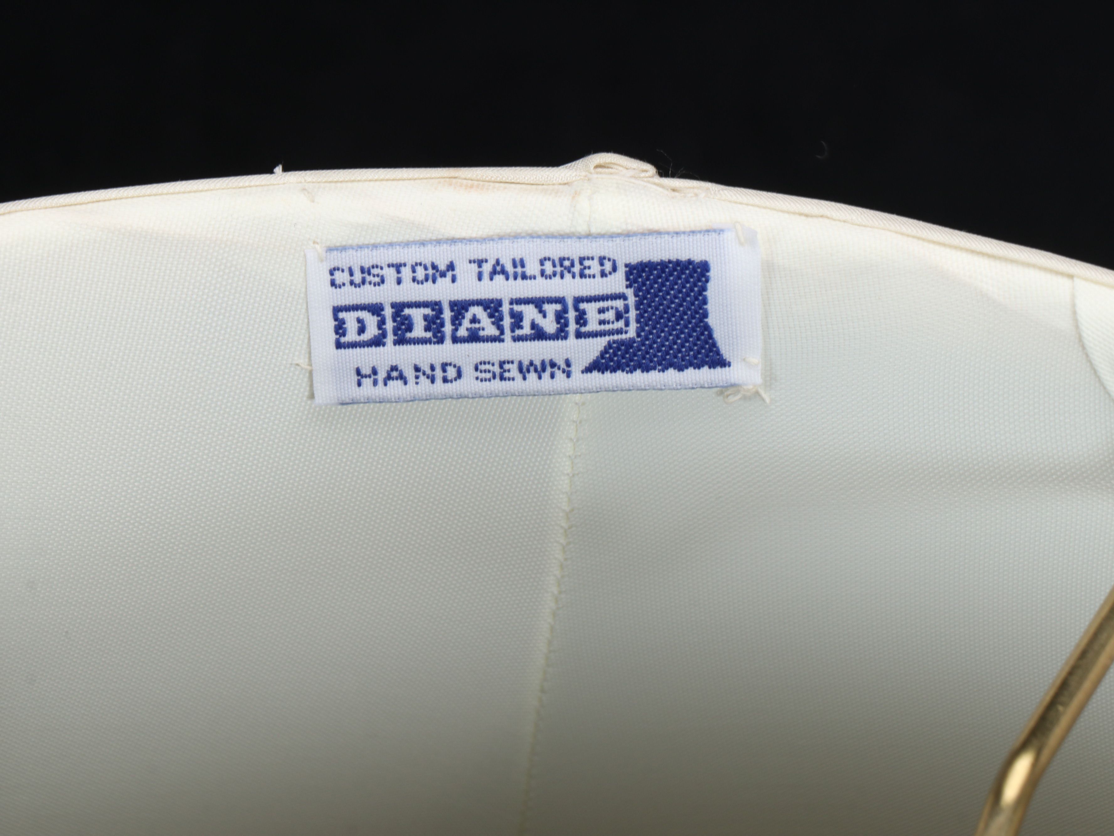 Crystal and Brass Finish Pillar Table Lamp with Pleated Bell Shade