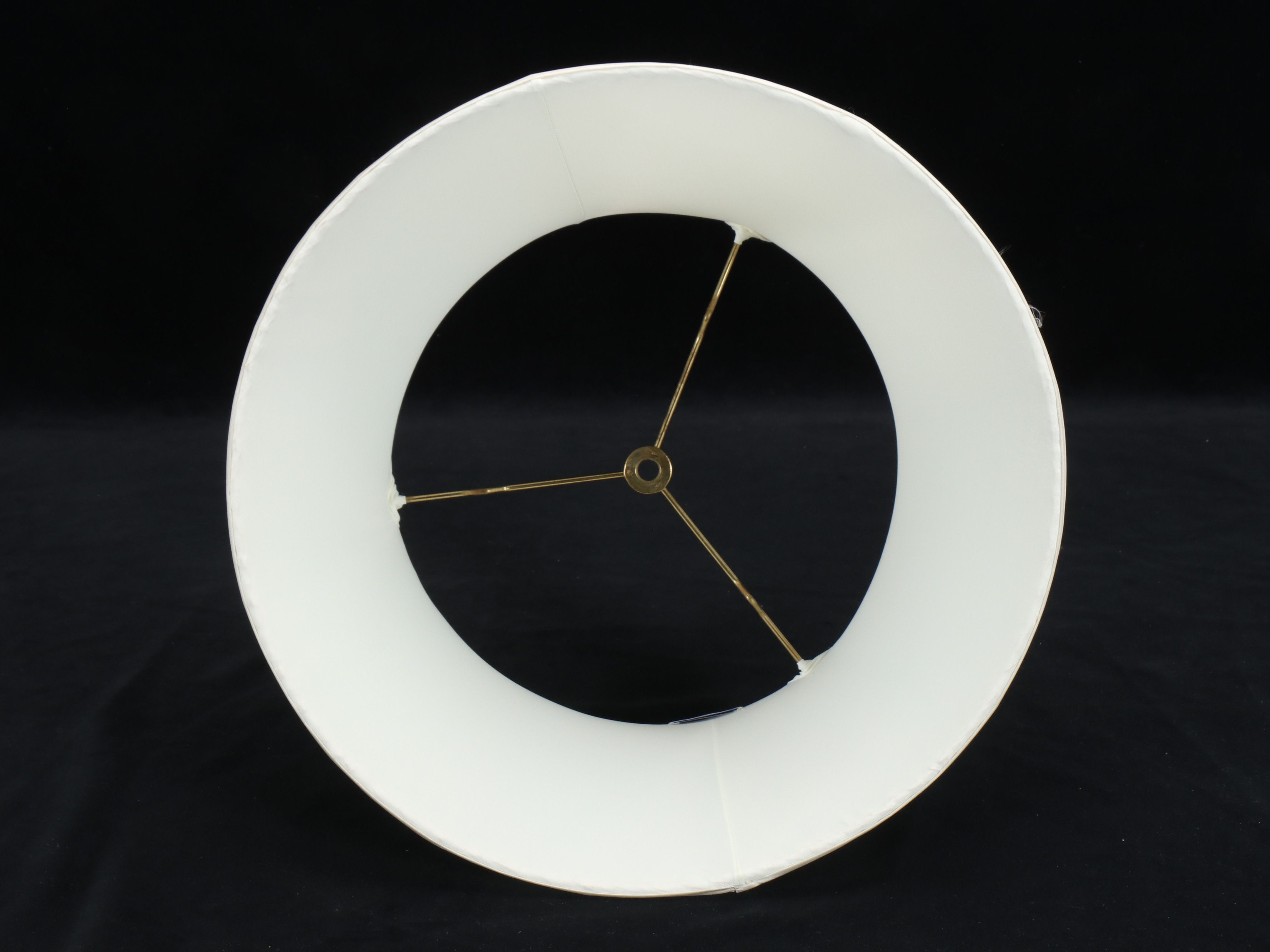 Crystal and Brass Finish Pillar Table Lamp with Pleated Bell Shade