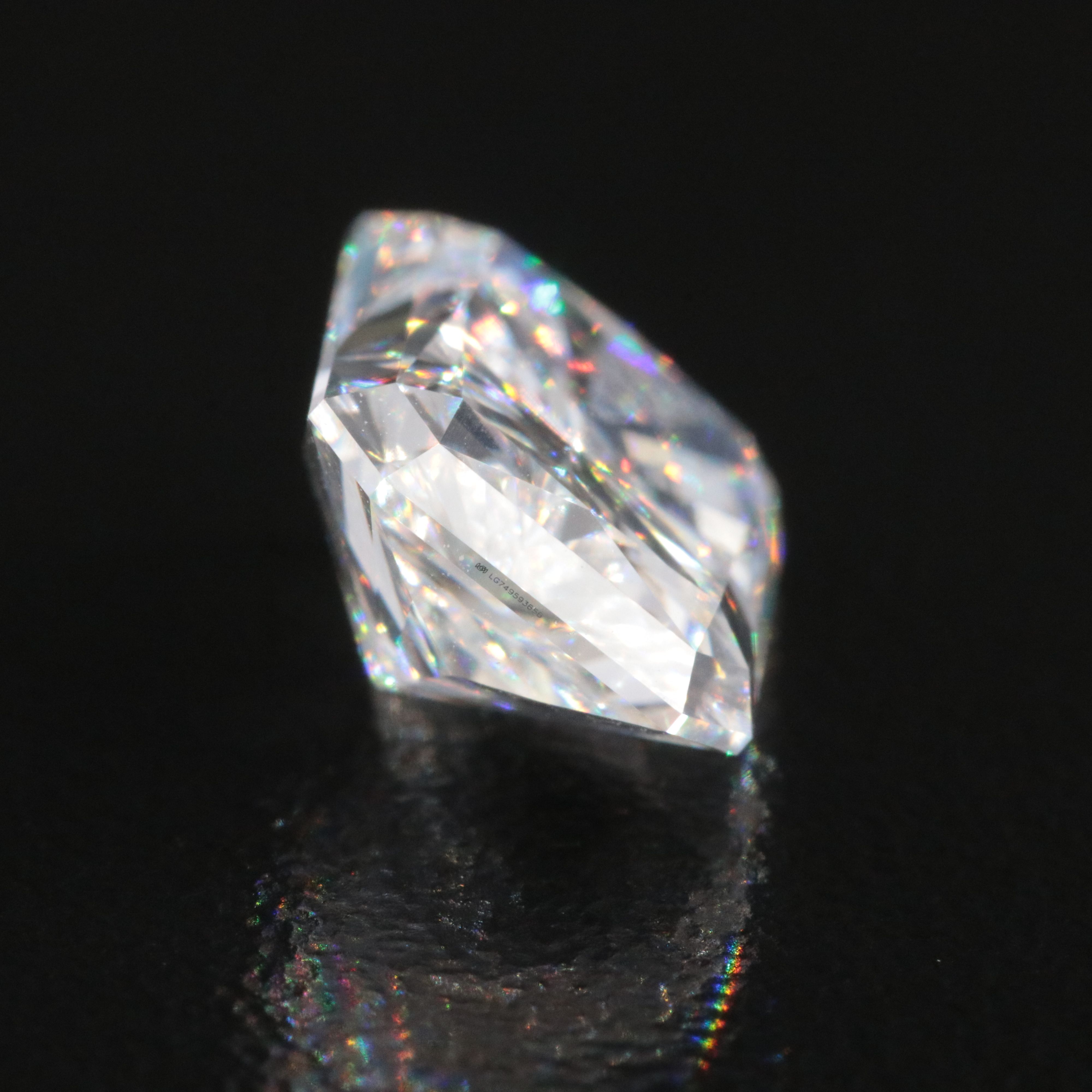 Loose 3.88 CT Lab Grown Diamond with IGI Report