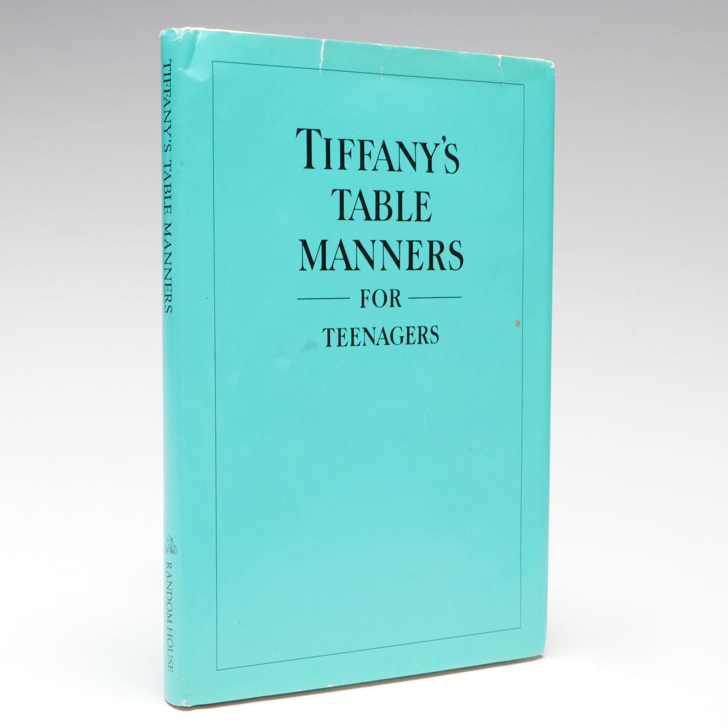 Illustrated "Tiffany's Table Manners for Teenagers" by Walter Hoving, 1989