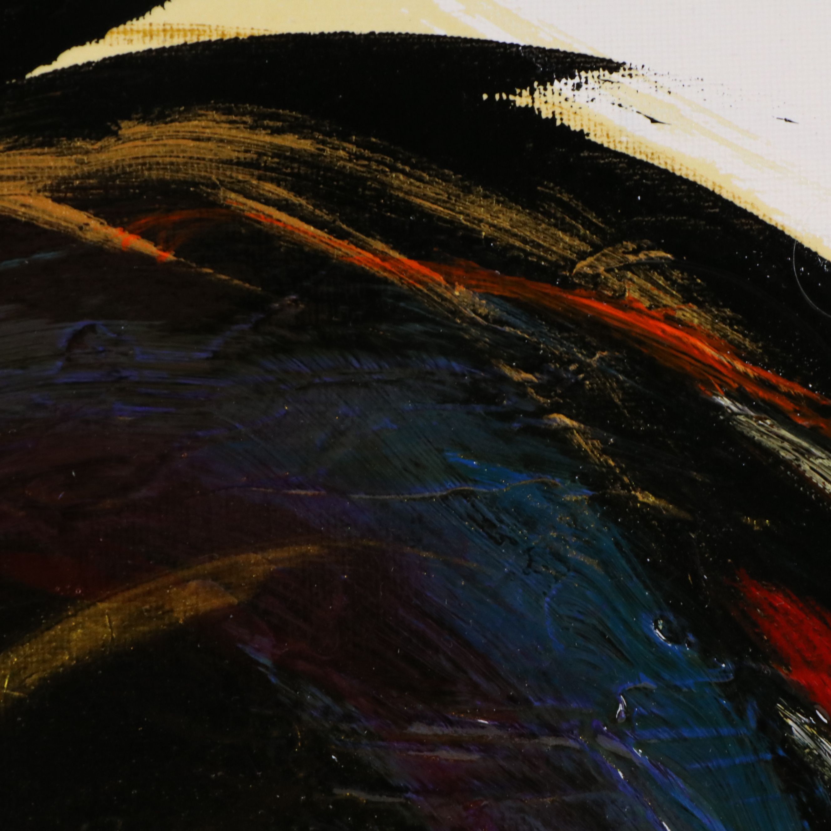 Robert Lackney Acrylic Painting "Xeres"