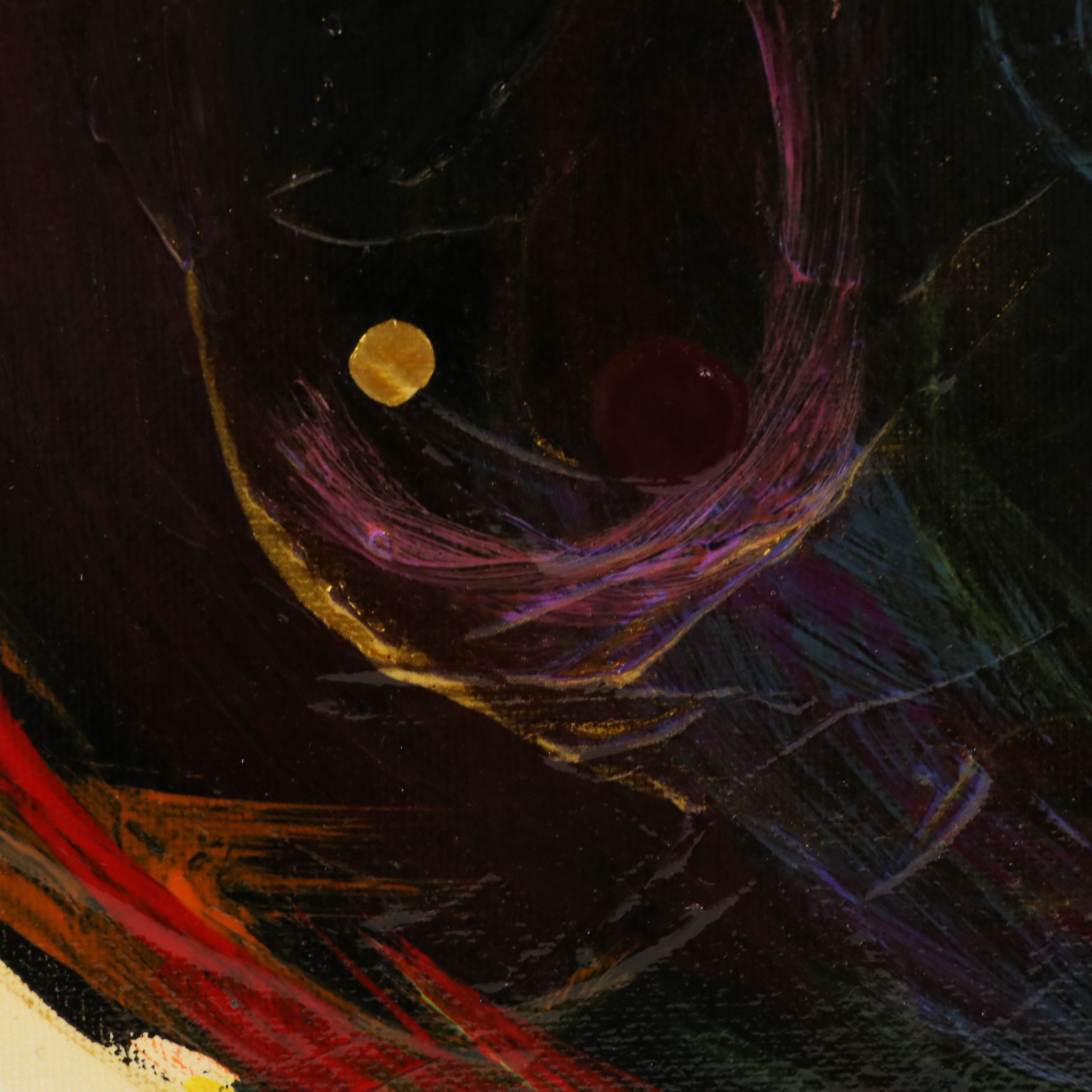 Robert Lackney Acrylic Painting "Xeres"