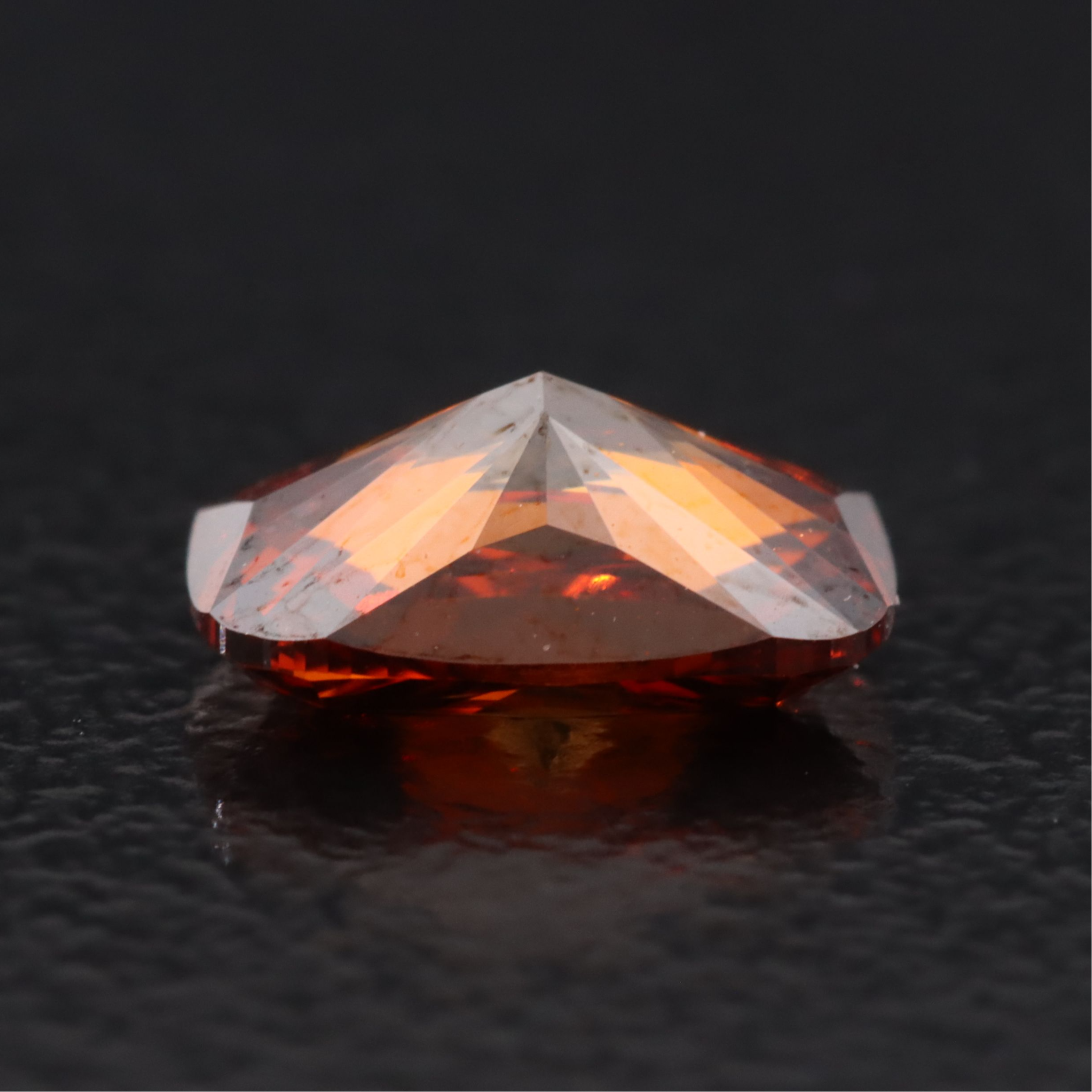 Loose 1.02 CT Lab Grown Fancy Vivid Orange Diamond with IGI Report