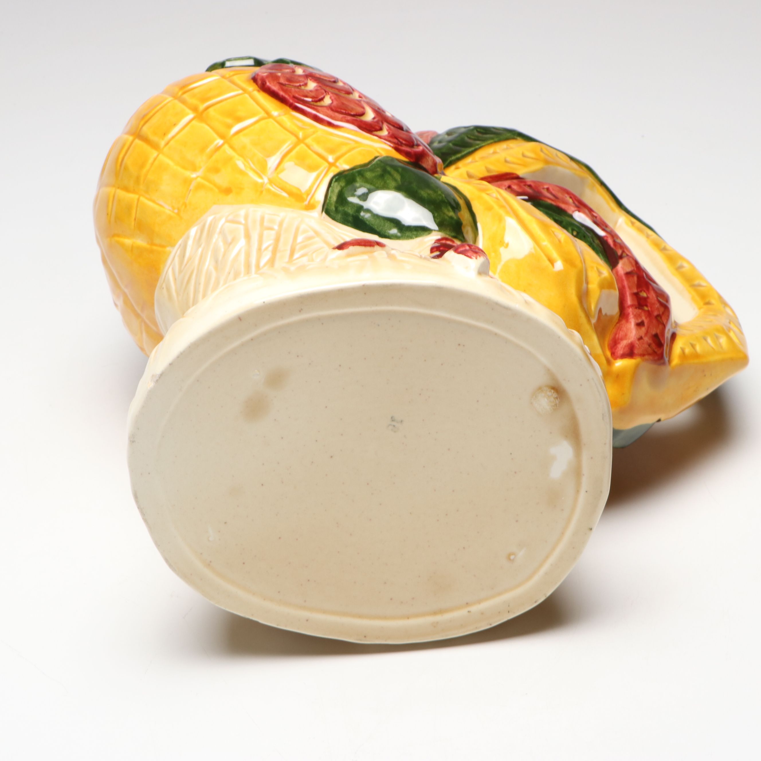 Metlox "California Provincial" Ceramic Rooster Pitcher, Mid to Late 20th Century