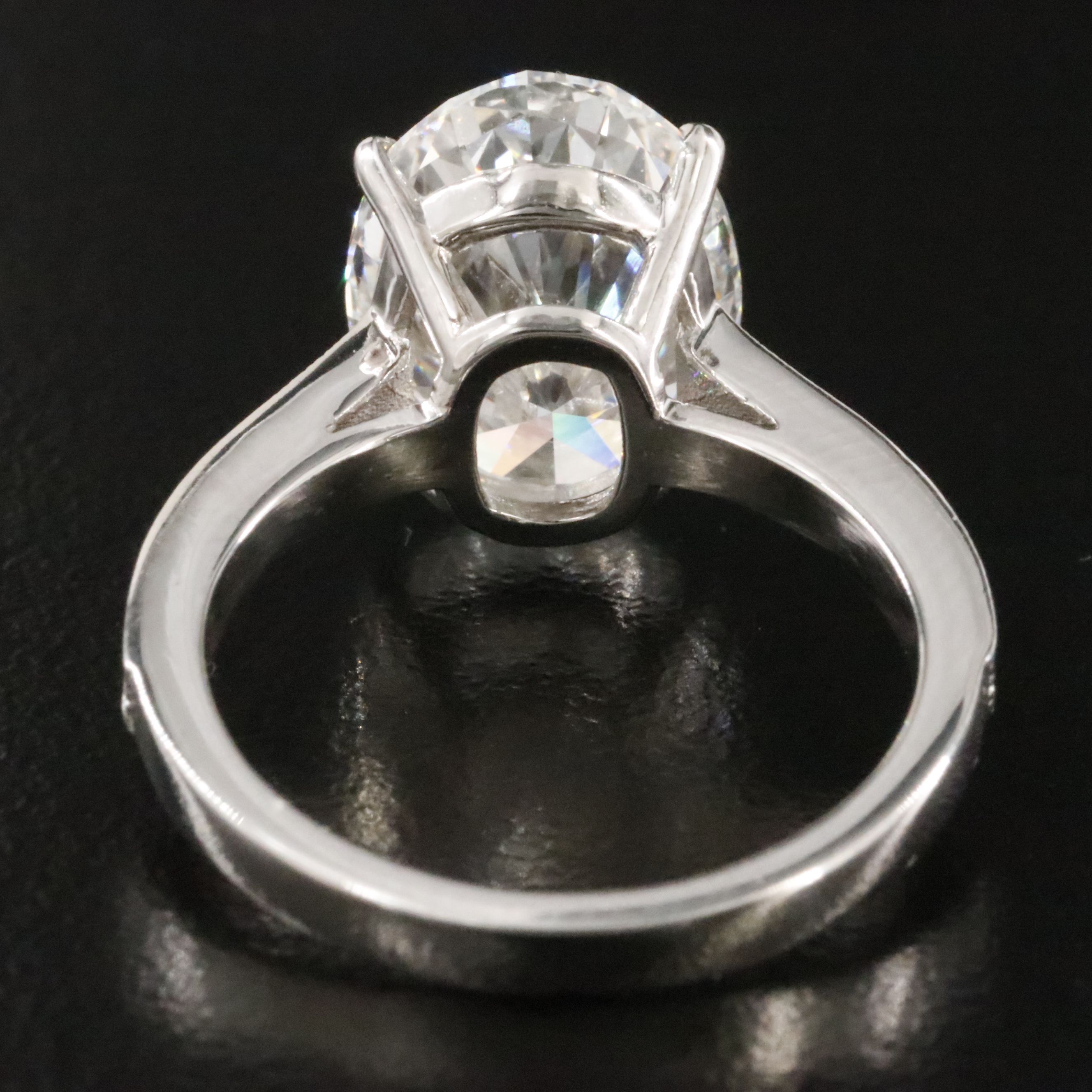 14K 5.22 CTW Lab Grown Diamond Ring with IGI Report
