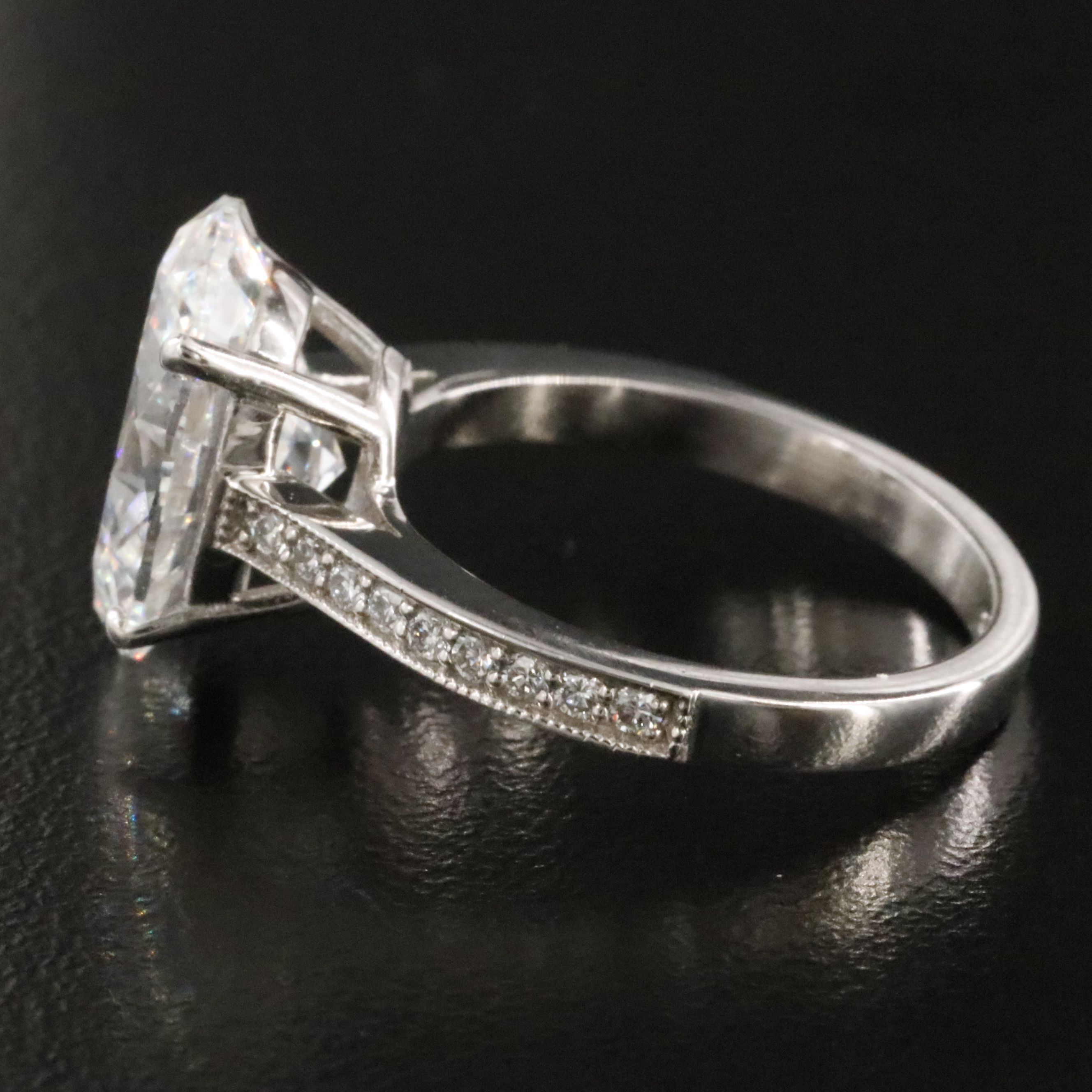14K 5.22 CTW Lab Grown Diamond Ring with IGI Report