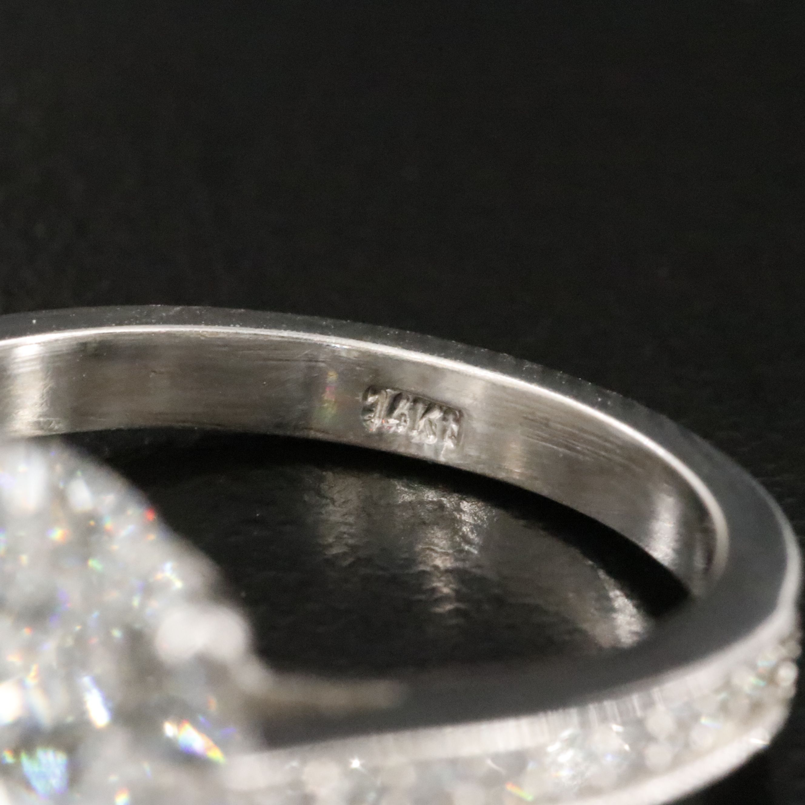 14K 5.22 CTW Lab Grown Diamond Ring with IGI Report