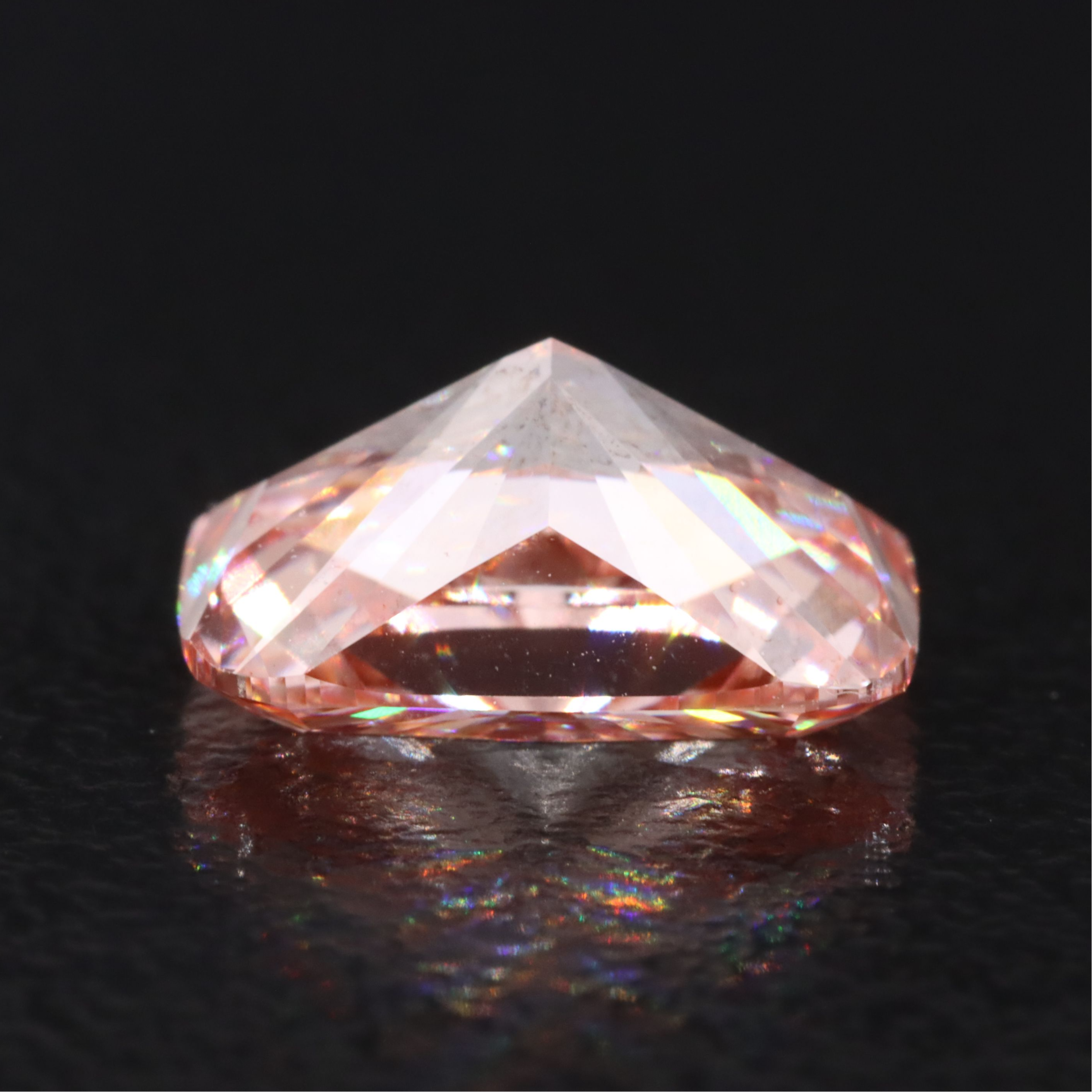 Loose 3.00 CT Lab Grown Fancy Vivid Pink Diamond with IGI Report