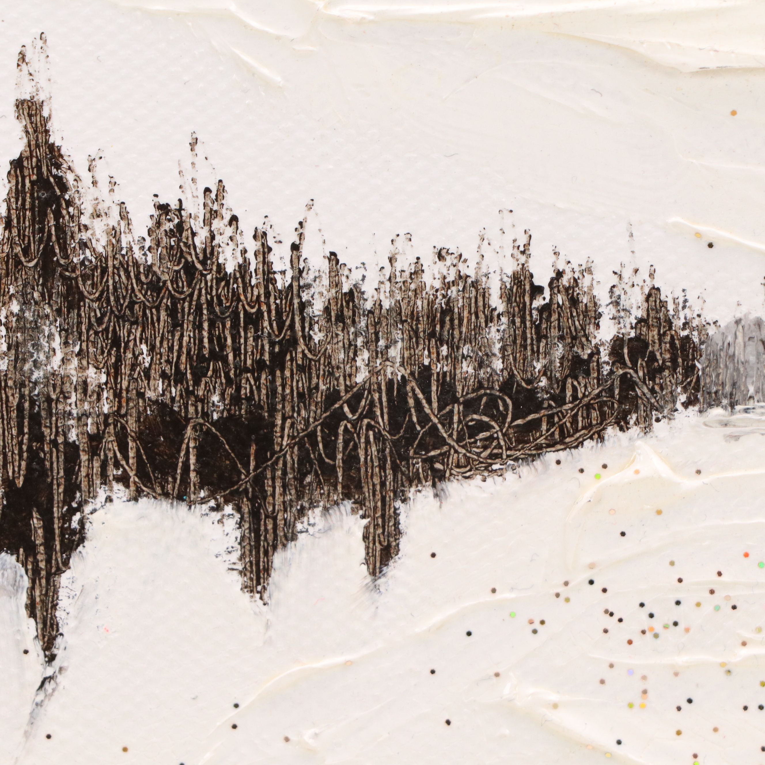 Robert Lackney Acrylic Painting "Winter"