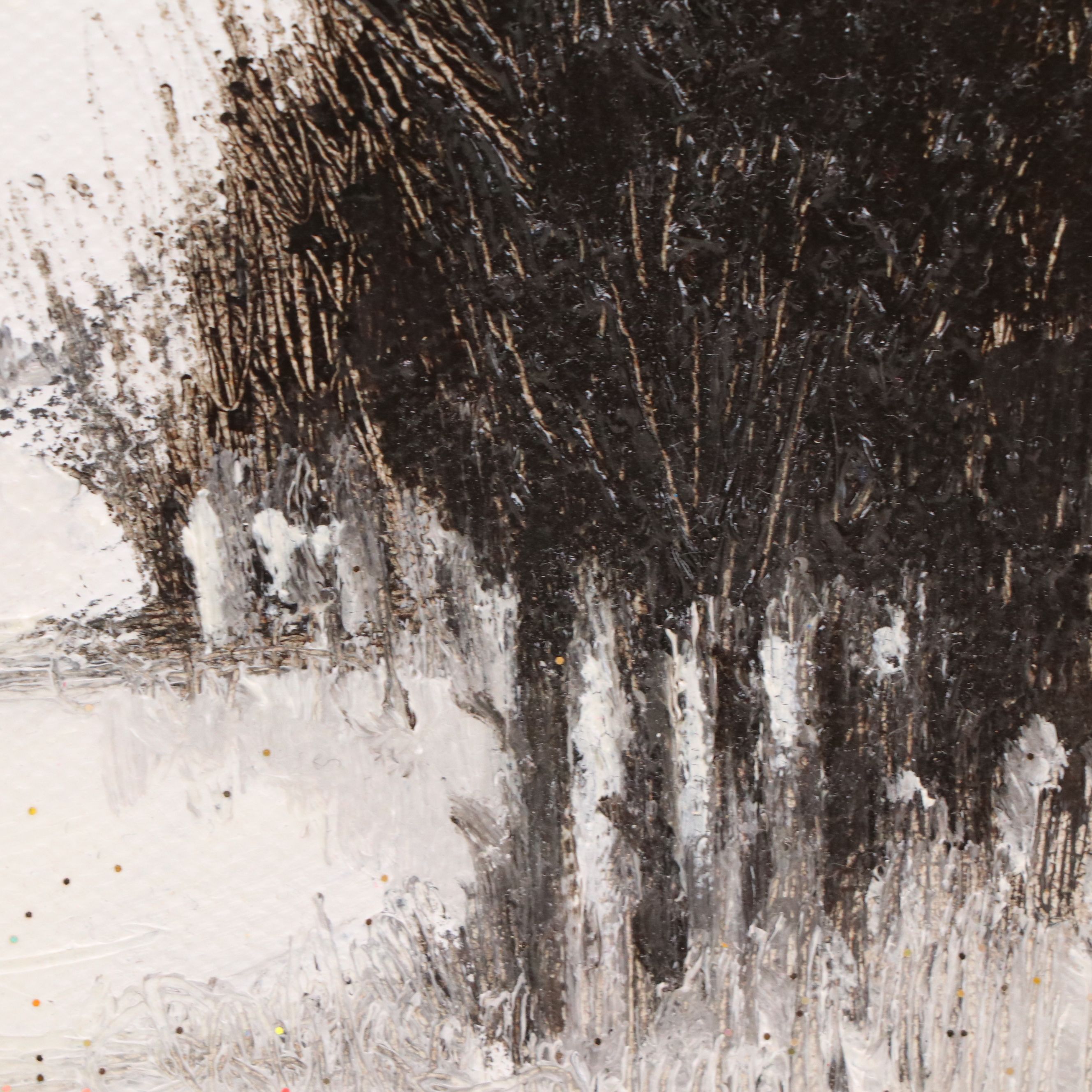 Robert Lackney Acrylic Painting "Winter"