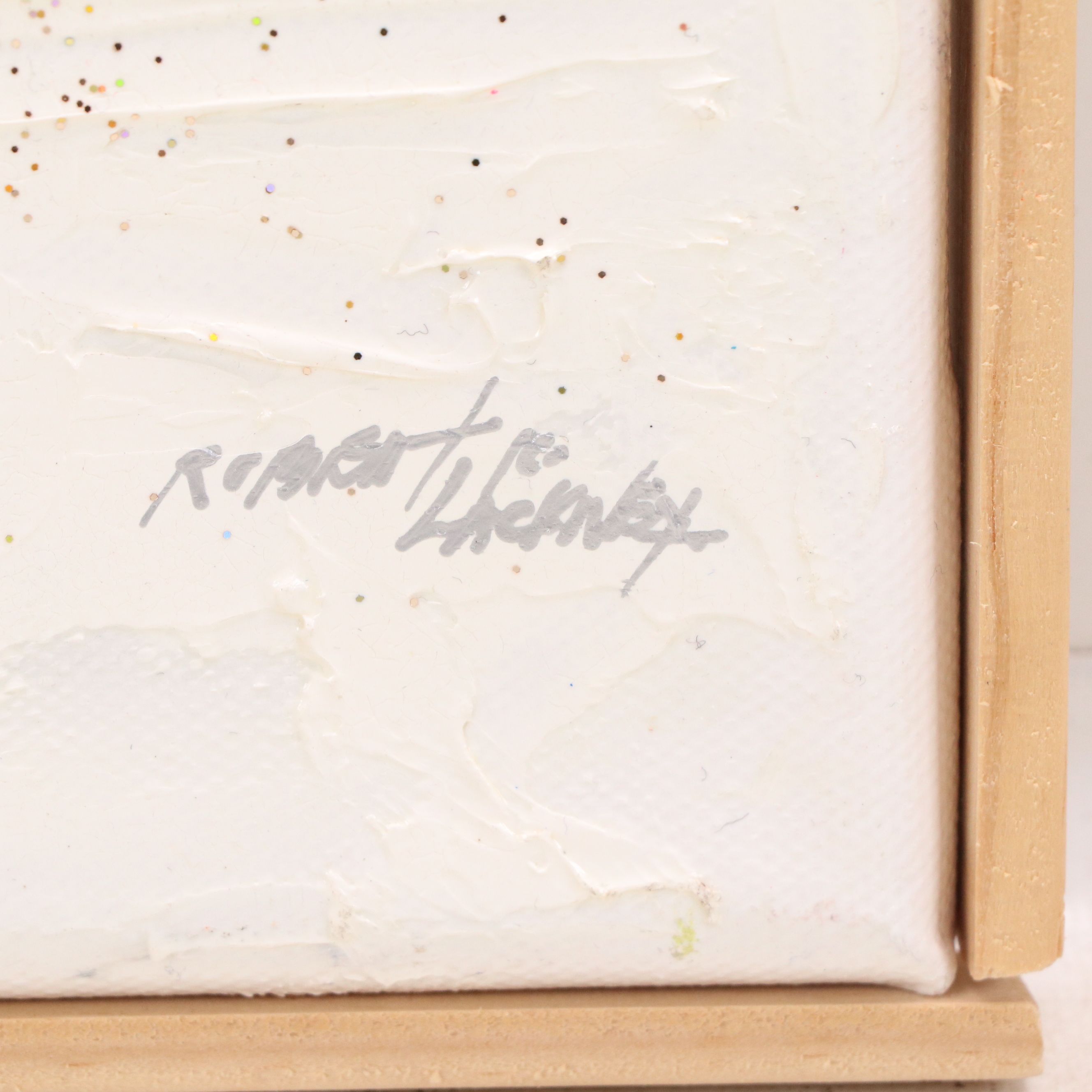 Robert Lackney Acrylic Painting "Winter"