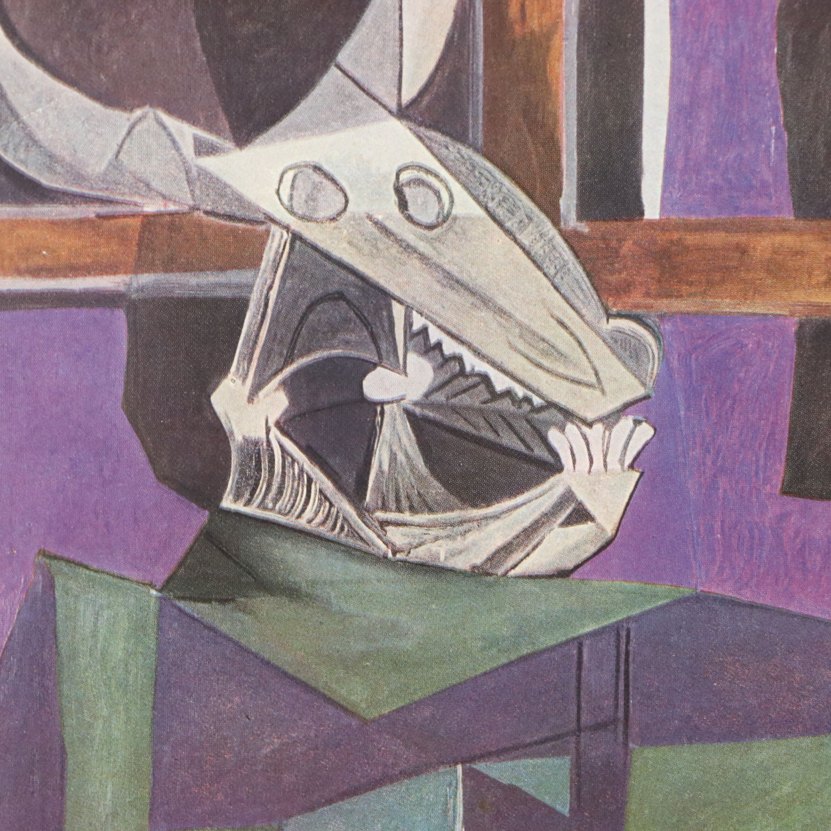 Offset Lithograph After Pablo Picasso "Nature Morte (Still Life with Ox Skull)"