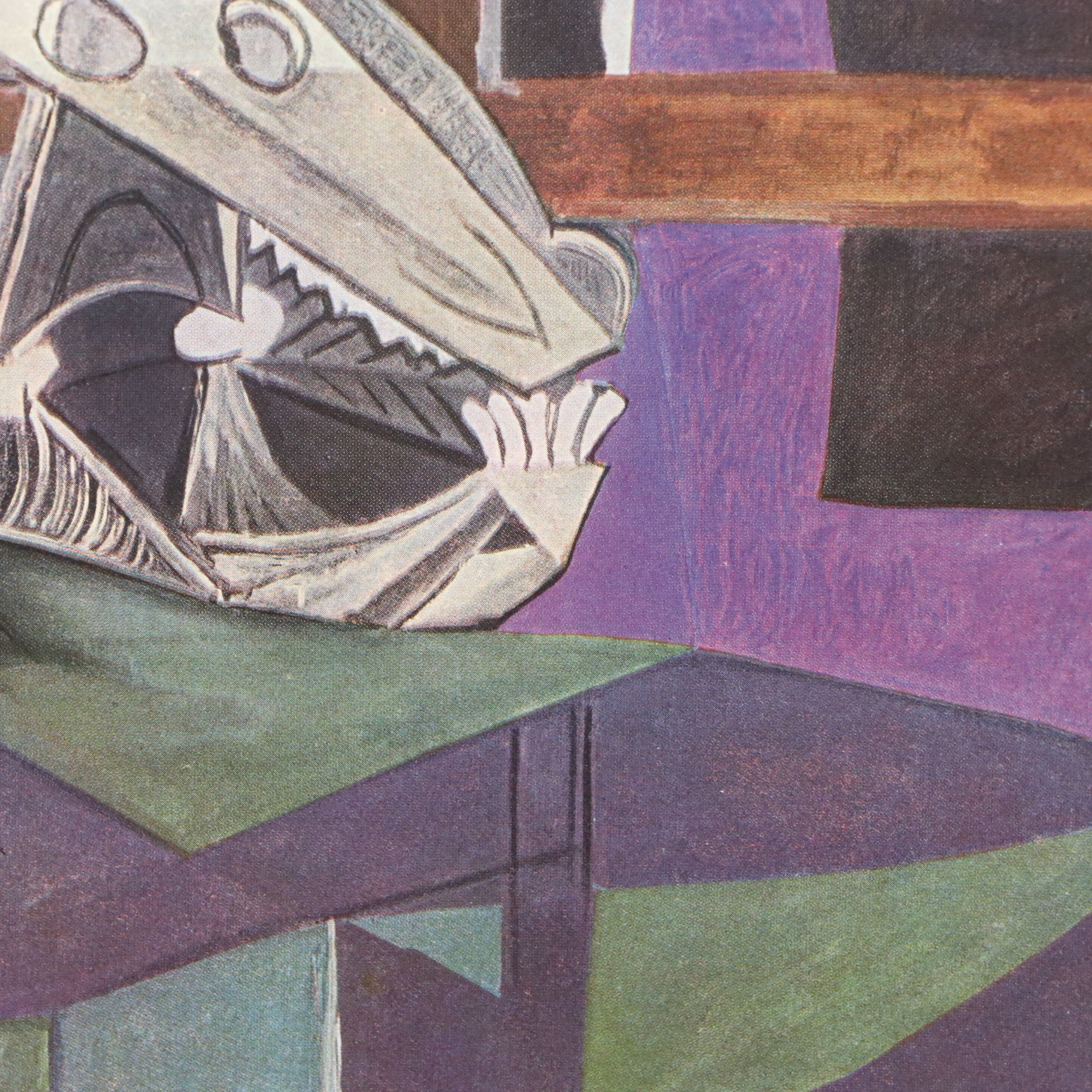 Offset Lithograph After Pablo Picasso "Nature Morte (Still Life with Ox Skull)"