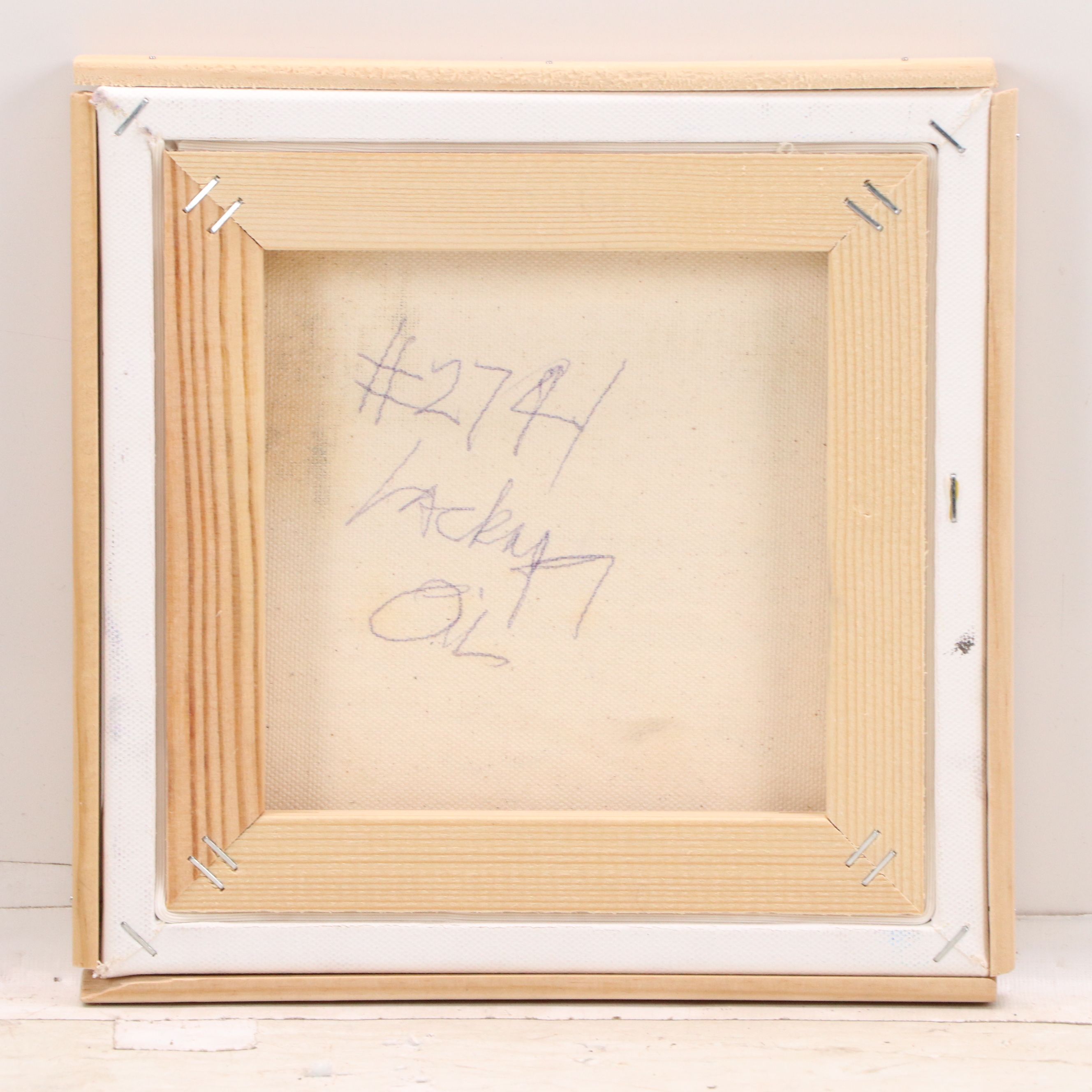 Robert Lackney Acrylic Painting "Winter"