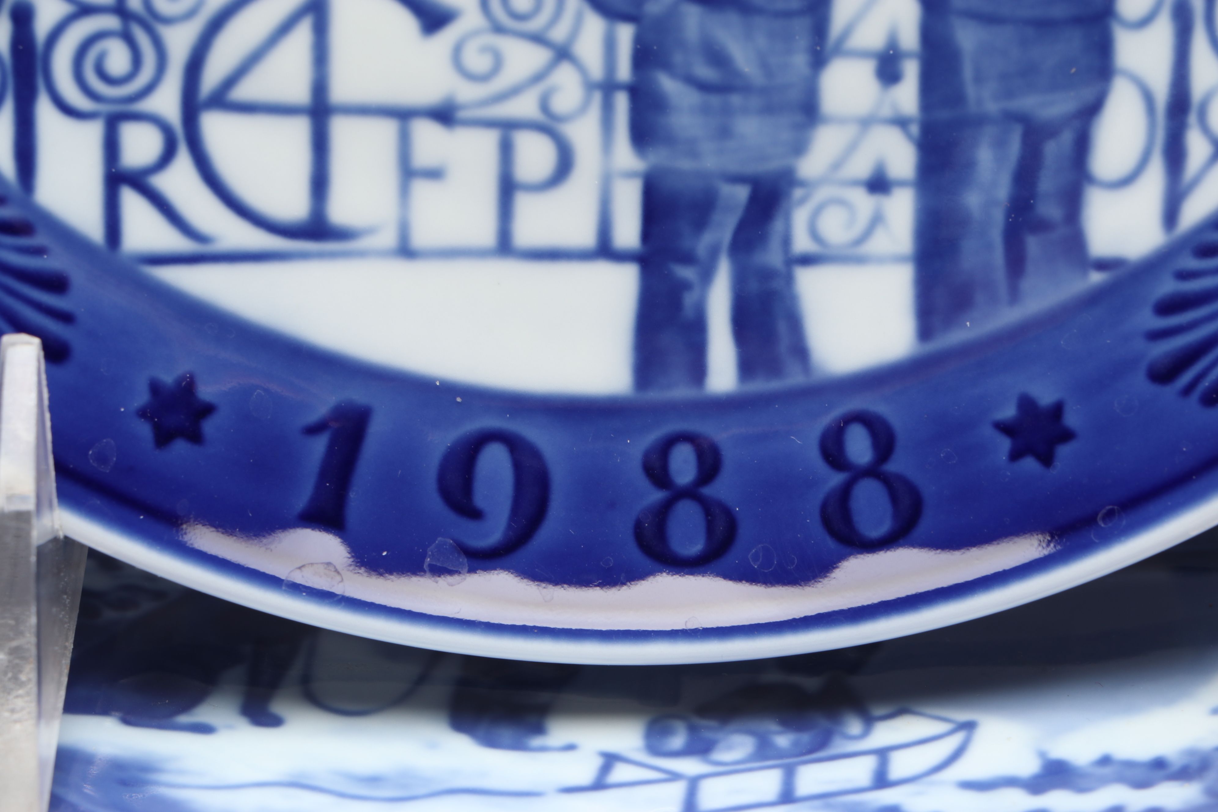Royal Copenhagen Porcelain Collector Plates Featuring "Welcome Home"