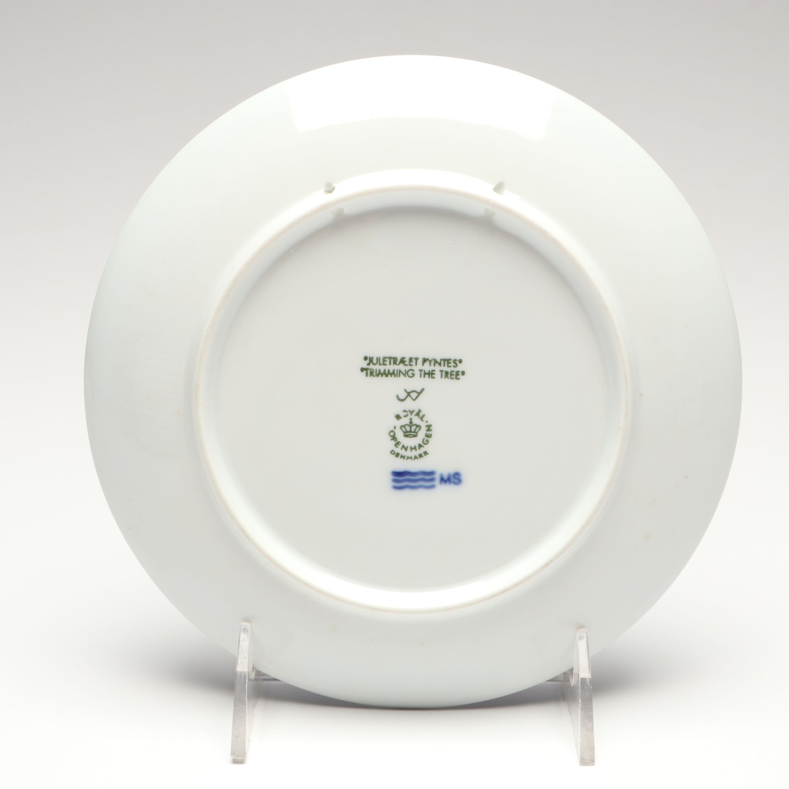 Royal Copenhagen Porcelain Collector Plates Featuring "Welcome Home"