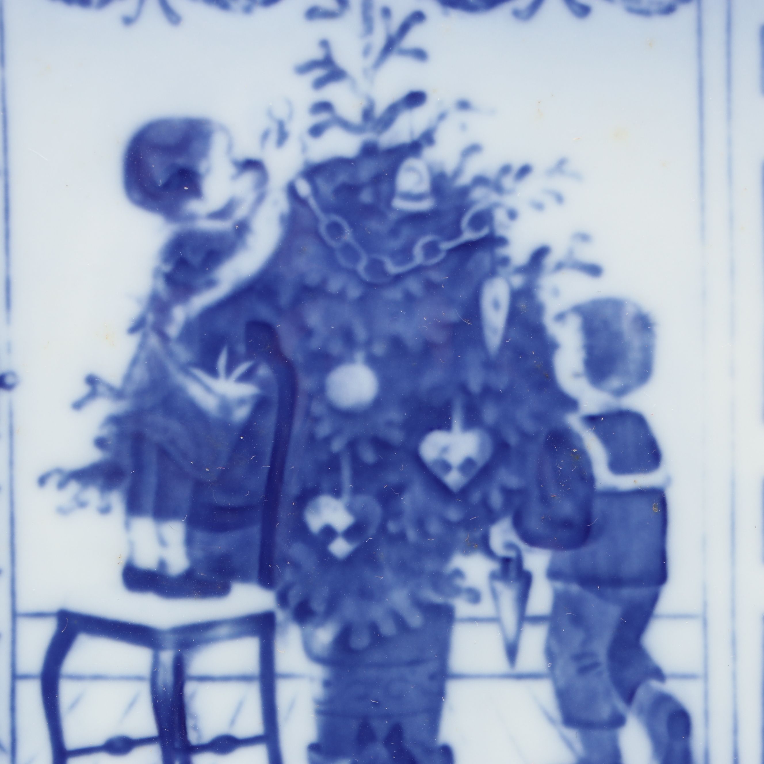 Royal Copenhagen Porcelain Collector Plates Featuring "Welcome Home"