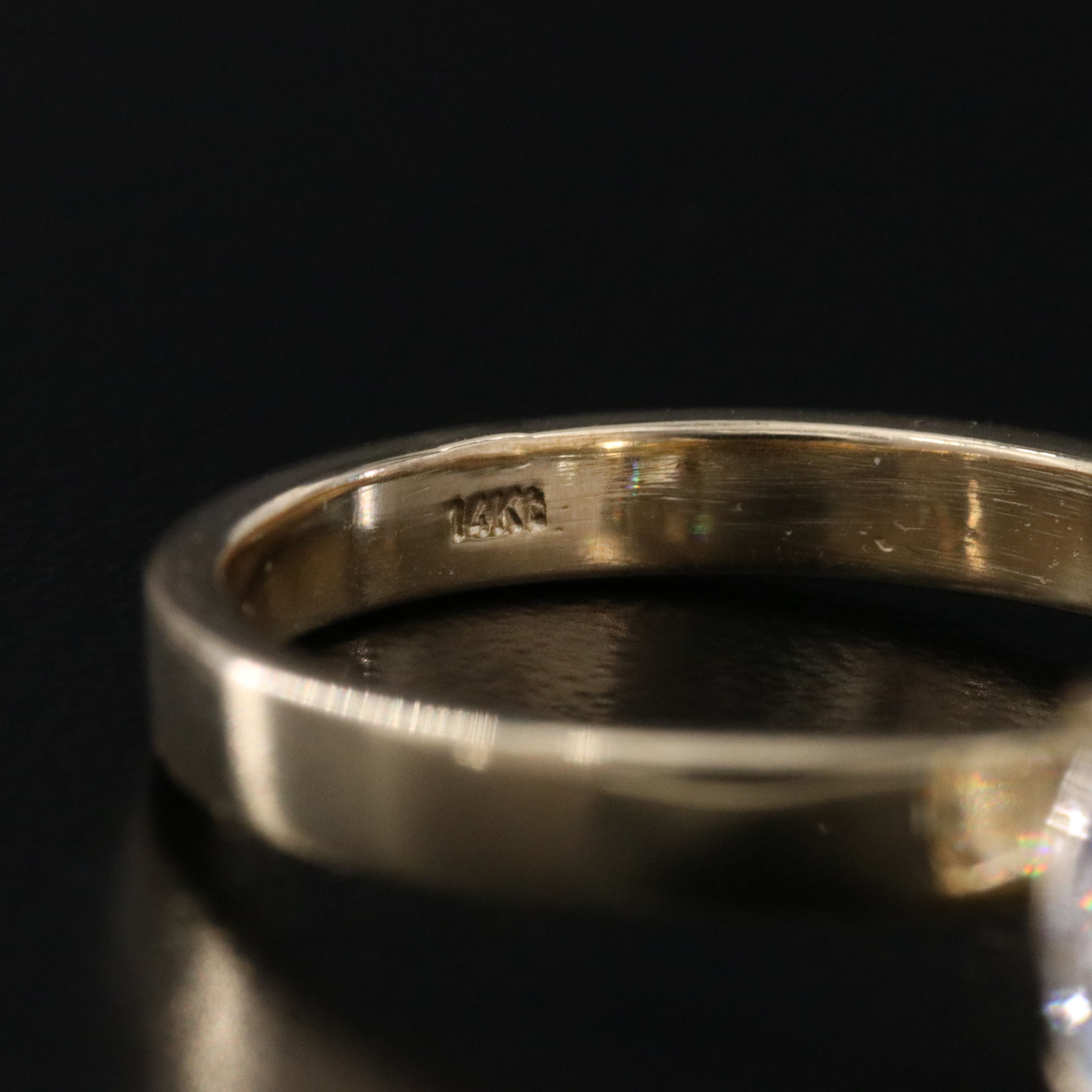 14K 3.06 CT Lab Grown Diamond Solitaire Ring with IGI Report