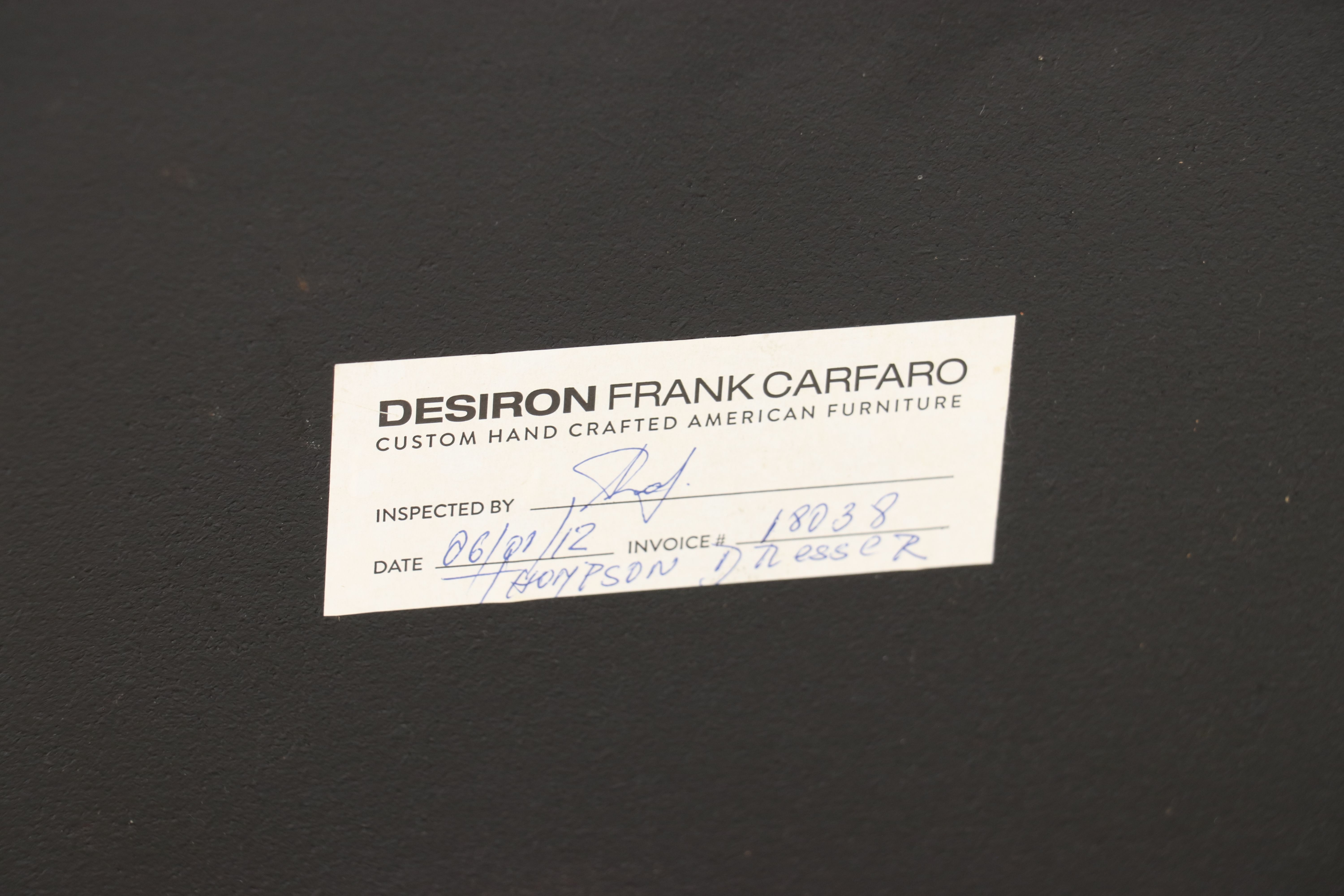 Desiron "Thompson" Three-Drawer Dresser by Frank Carfaro, 2012