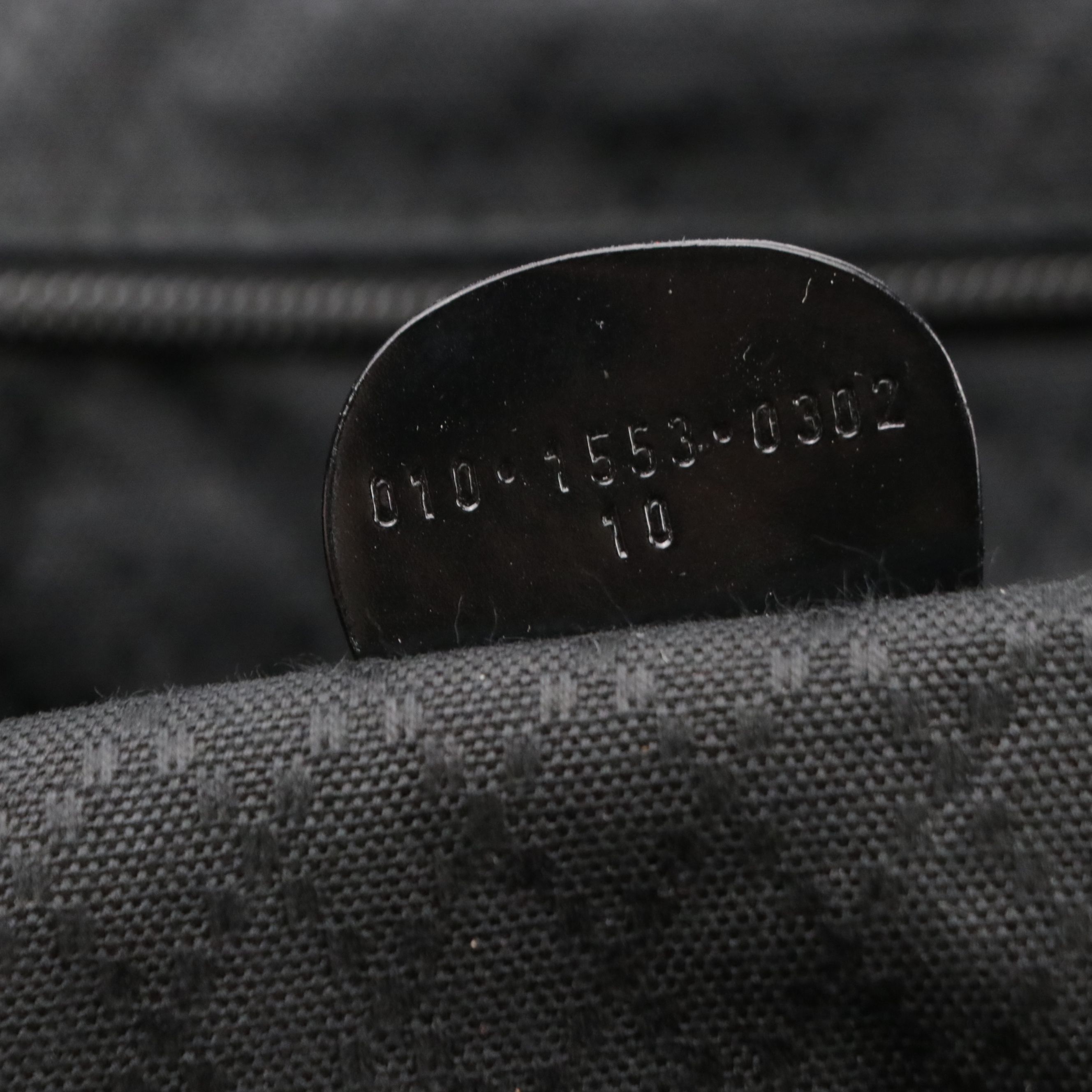 Gucci Double Compartment Top Handle Travel Bag in Black Nylon Canvas and Leather