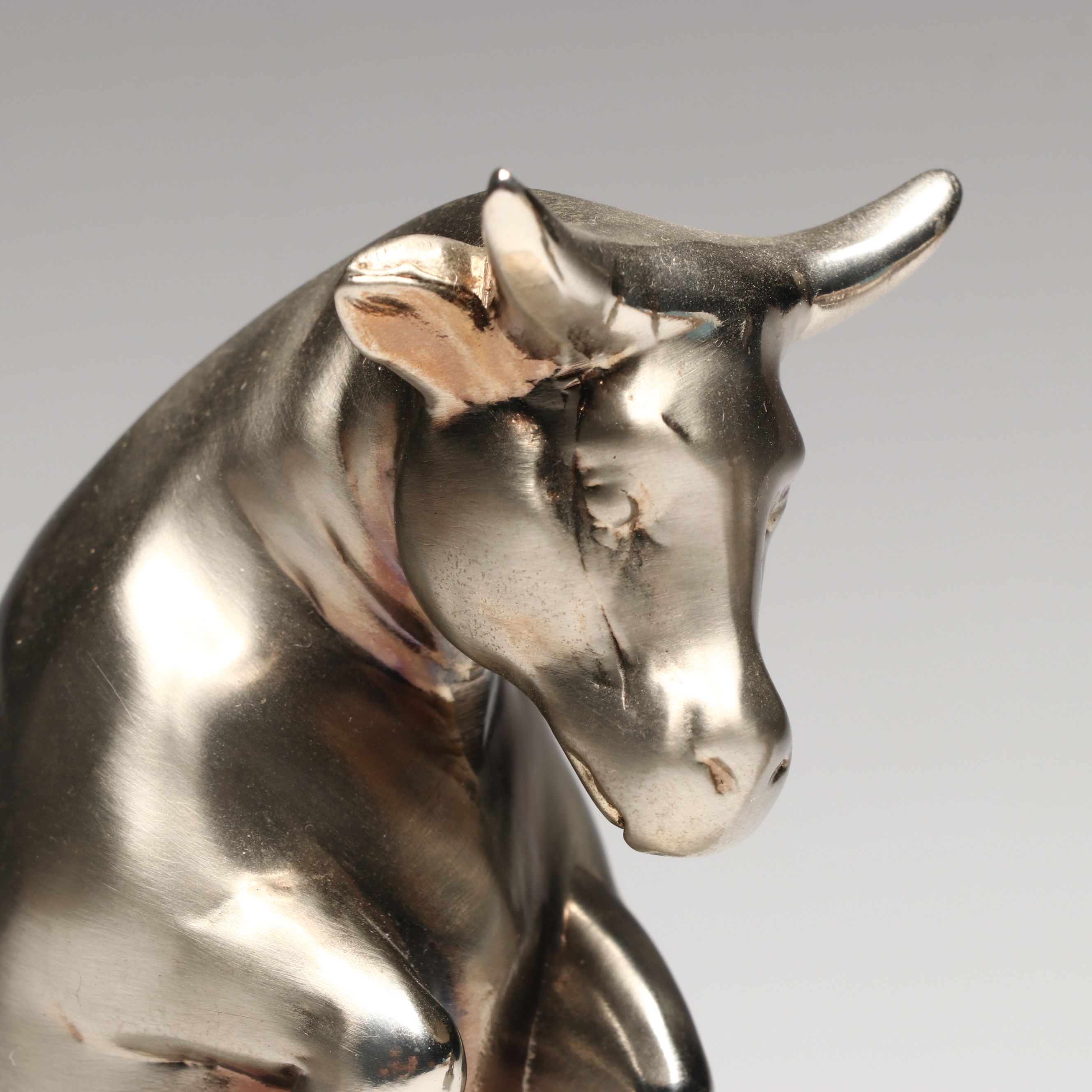 PM Craftsman Bull and Bear Pewter Bookends