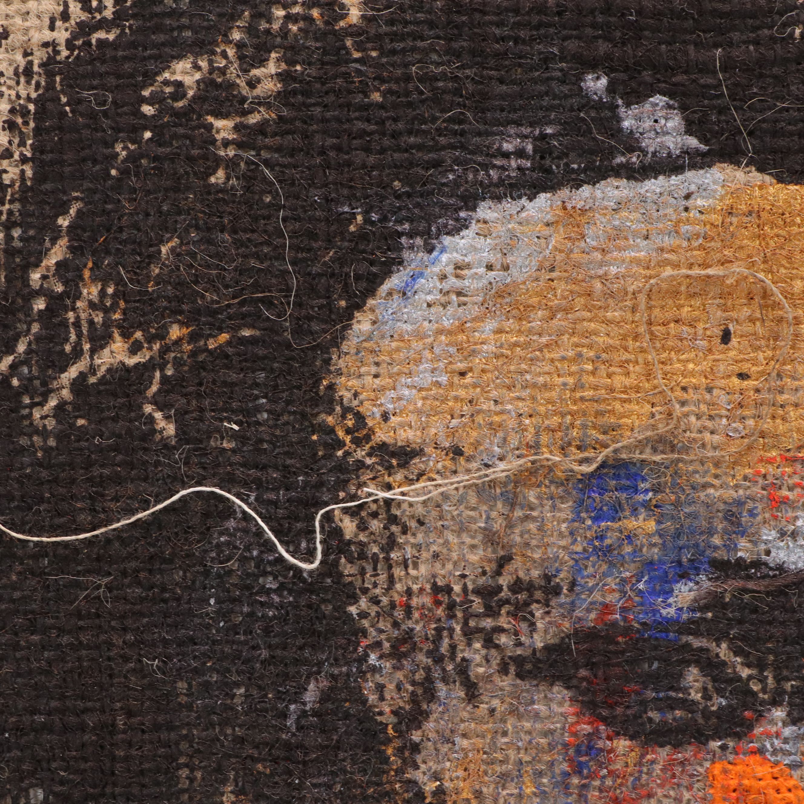 Eric Ajama Pop Art Embellished Screenprint of Miles Davis