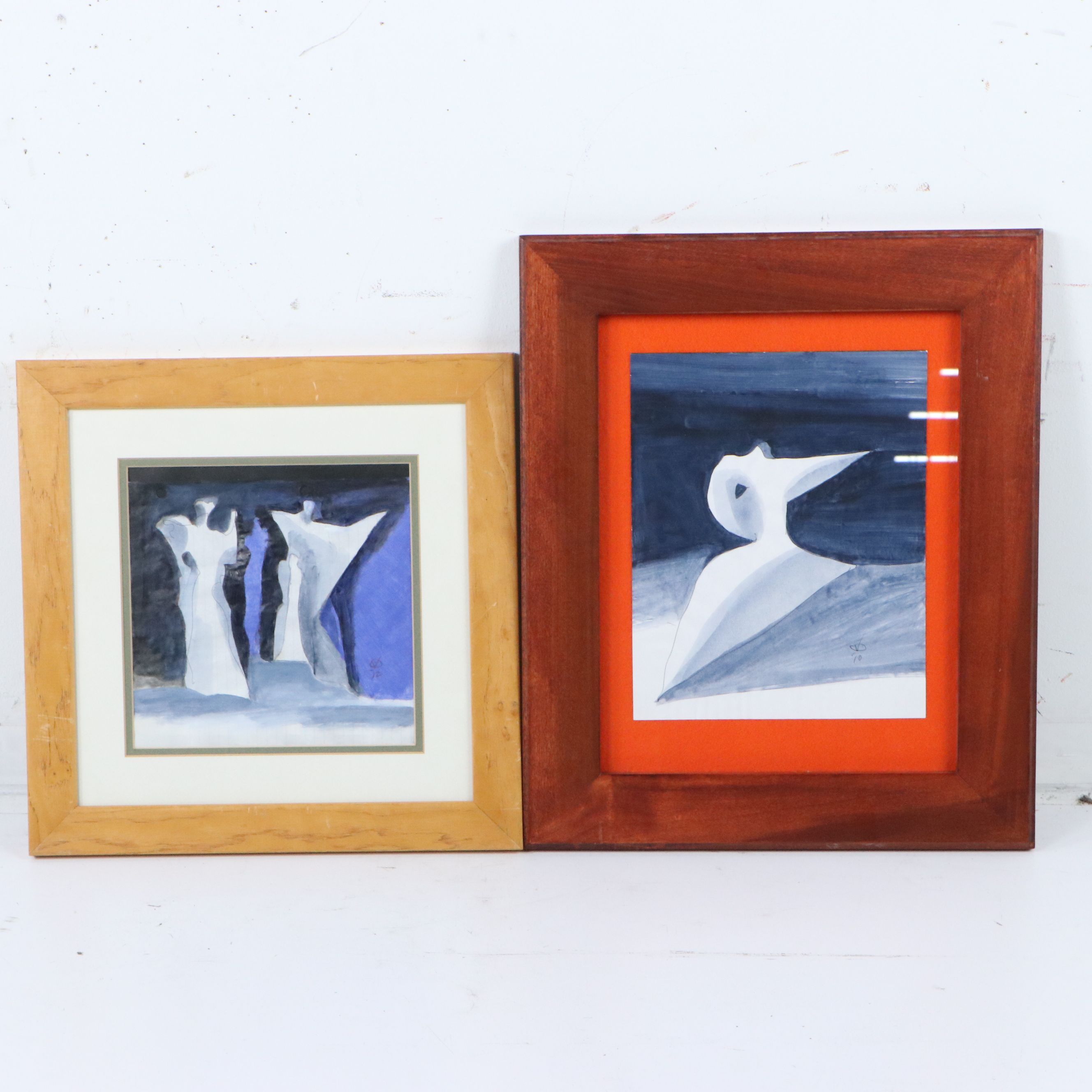 Don Vogl Acrylic Painting "Stepping Off The Pedestal," 2009 and More