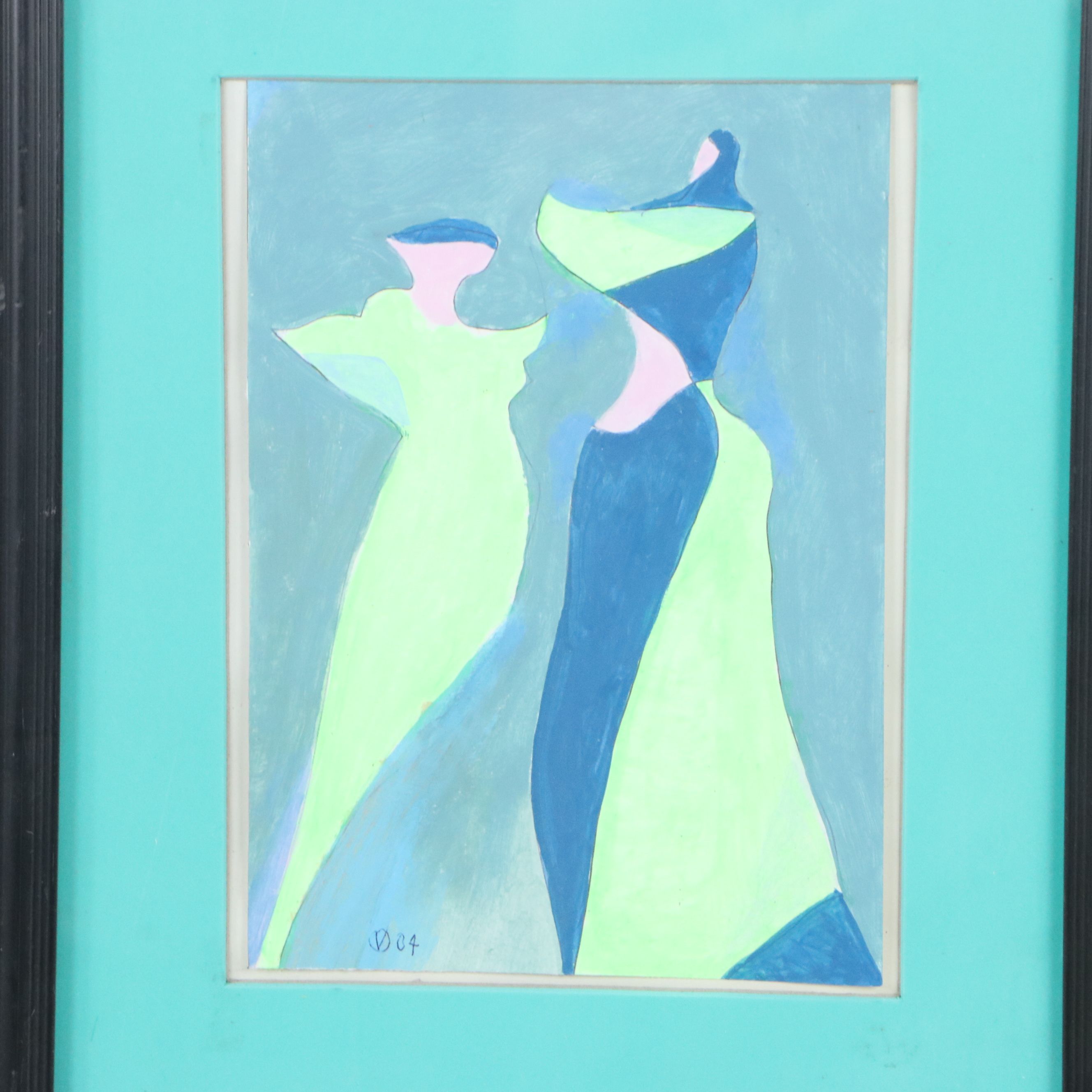 Don Vogl Acrylic Painting "Stepping Off The Pedestal," 2009 and More