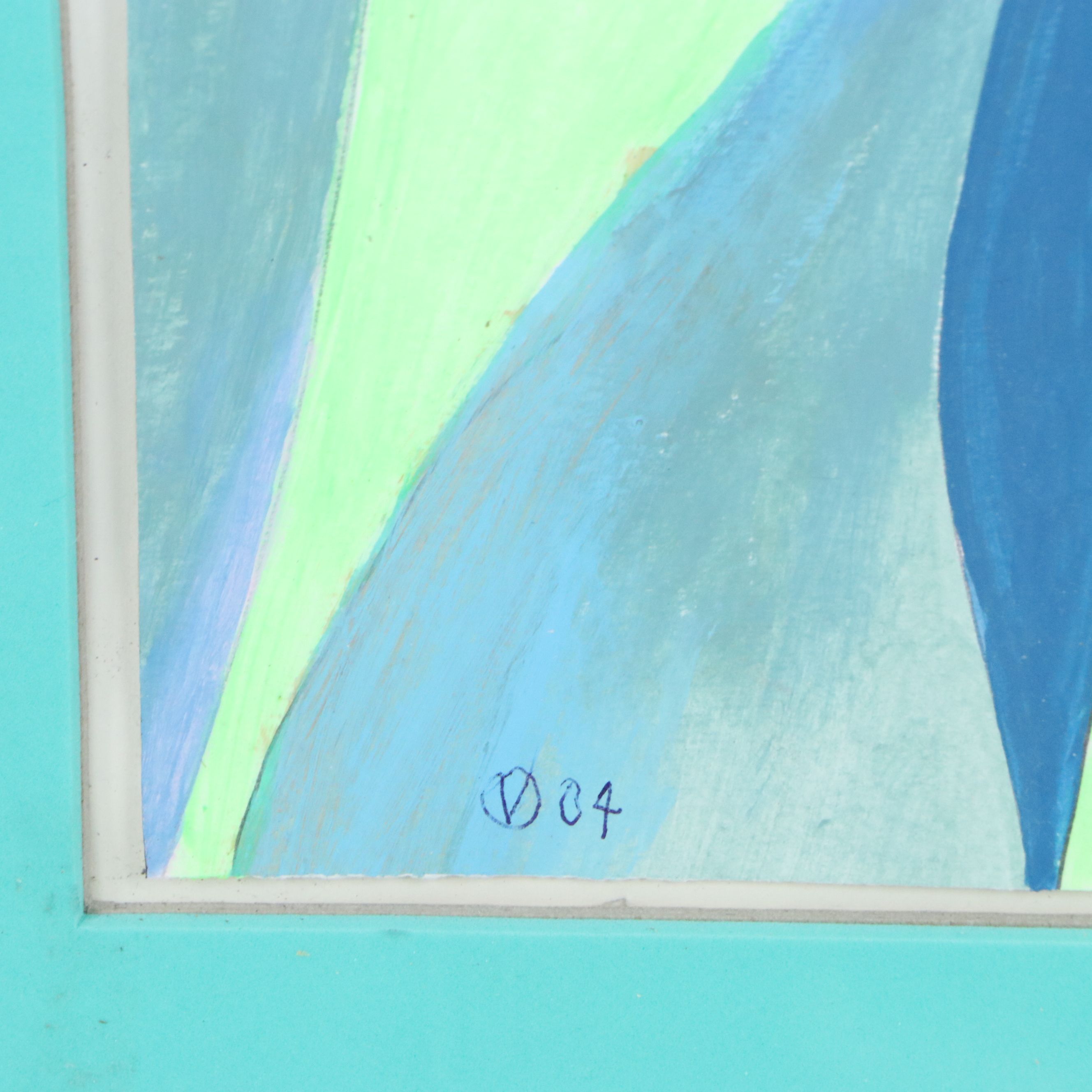 Don Vogl Acrylic Painting "Stepping Off The Pedestal," 2009 and More