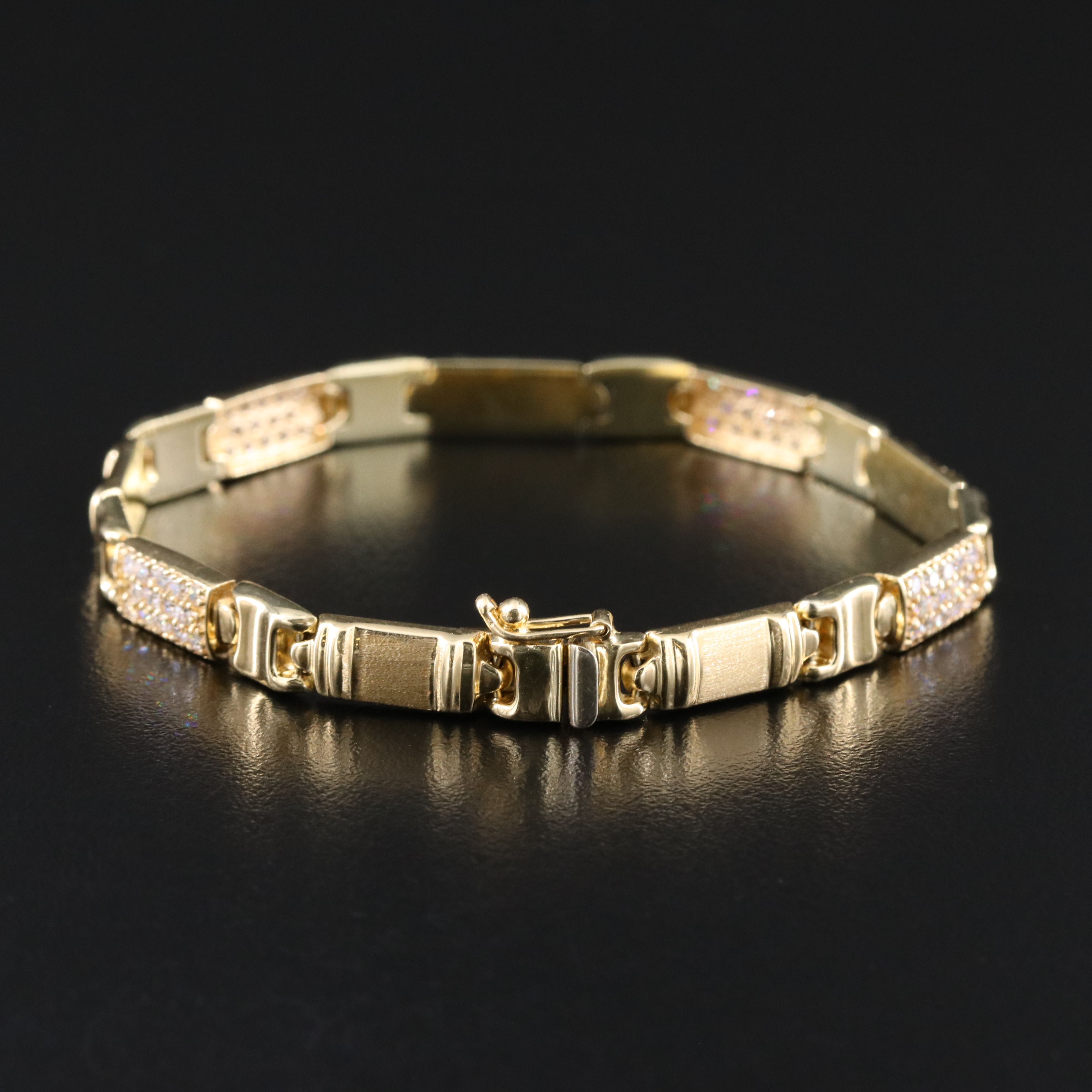 14K CZ Bracelet