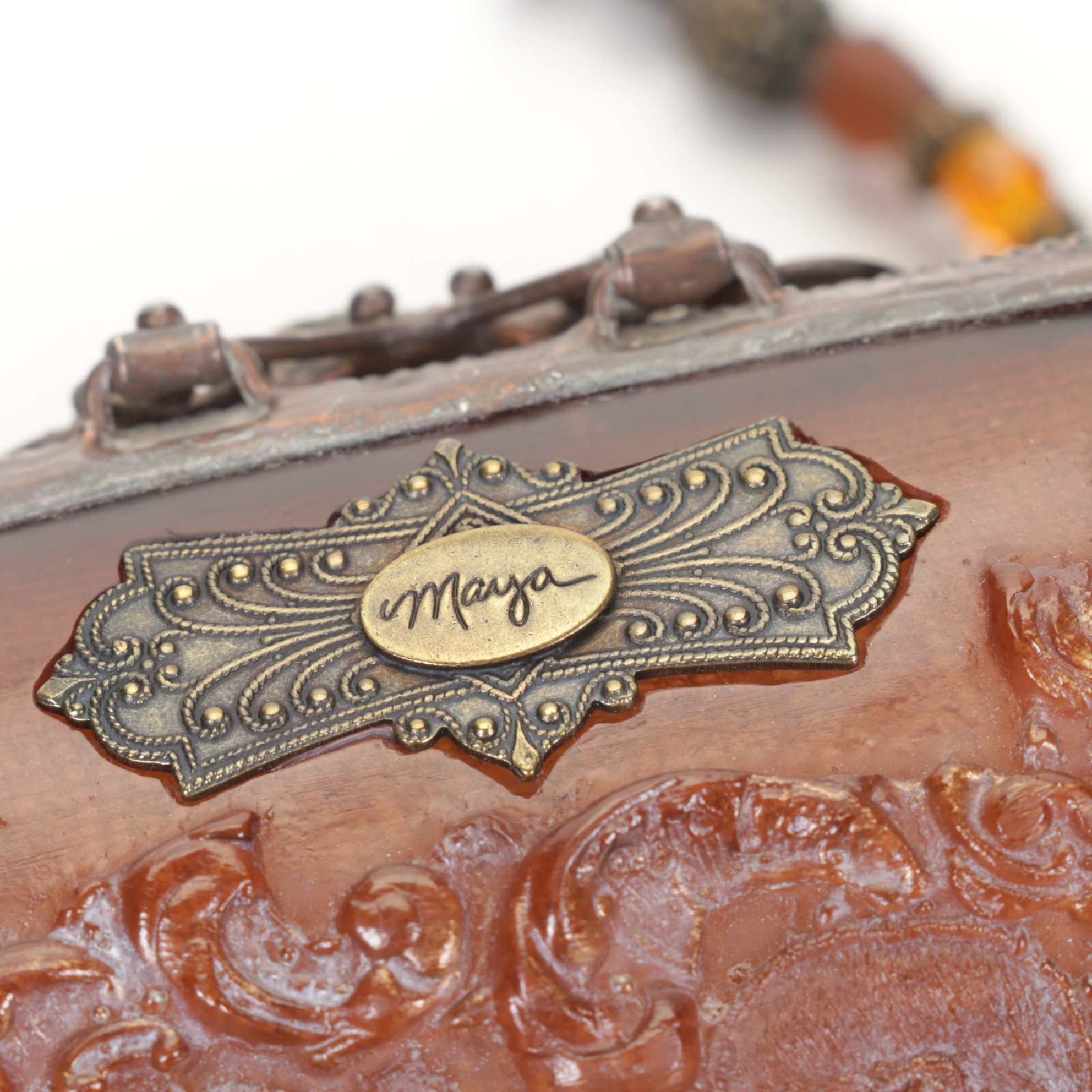 Mary Frances Feather & Ribbon Handbag, Maya Evangelista Resin Clutch & More