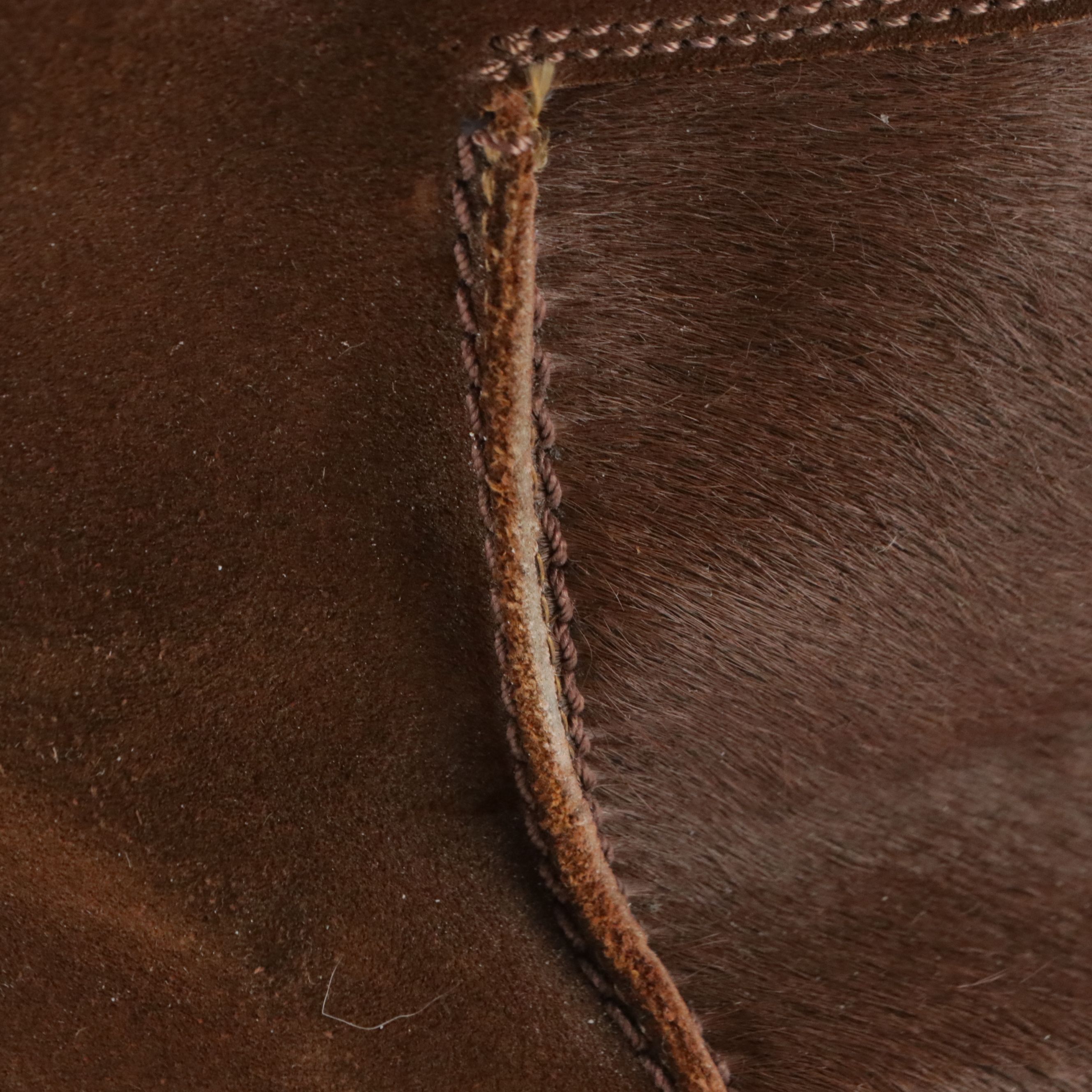 Tecnica Brown Suede and Goat Fur Winter Boots