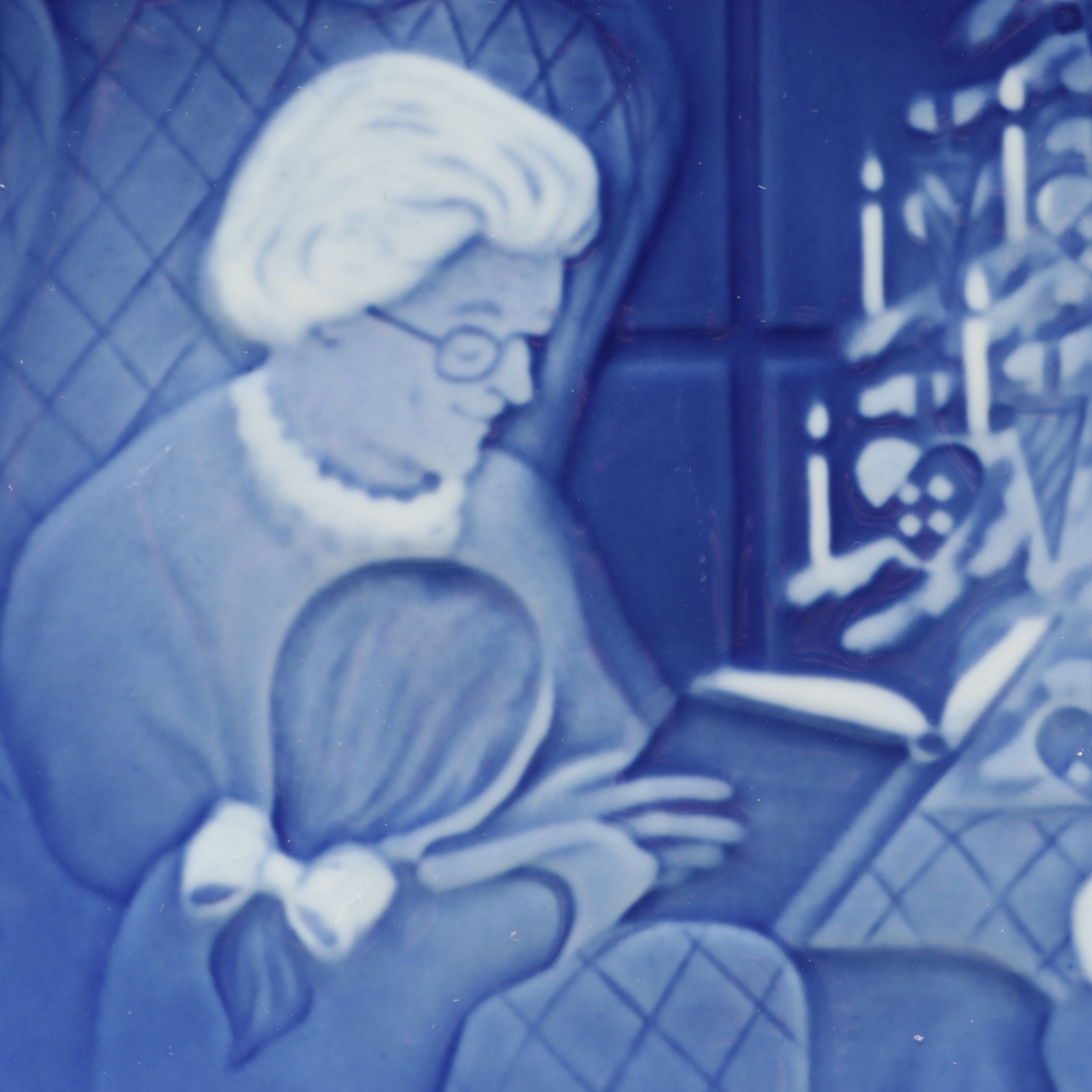 Bing & Grøndahl Porcelain Collector Plates Featuring "White Christmas"