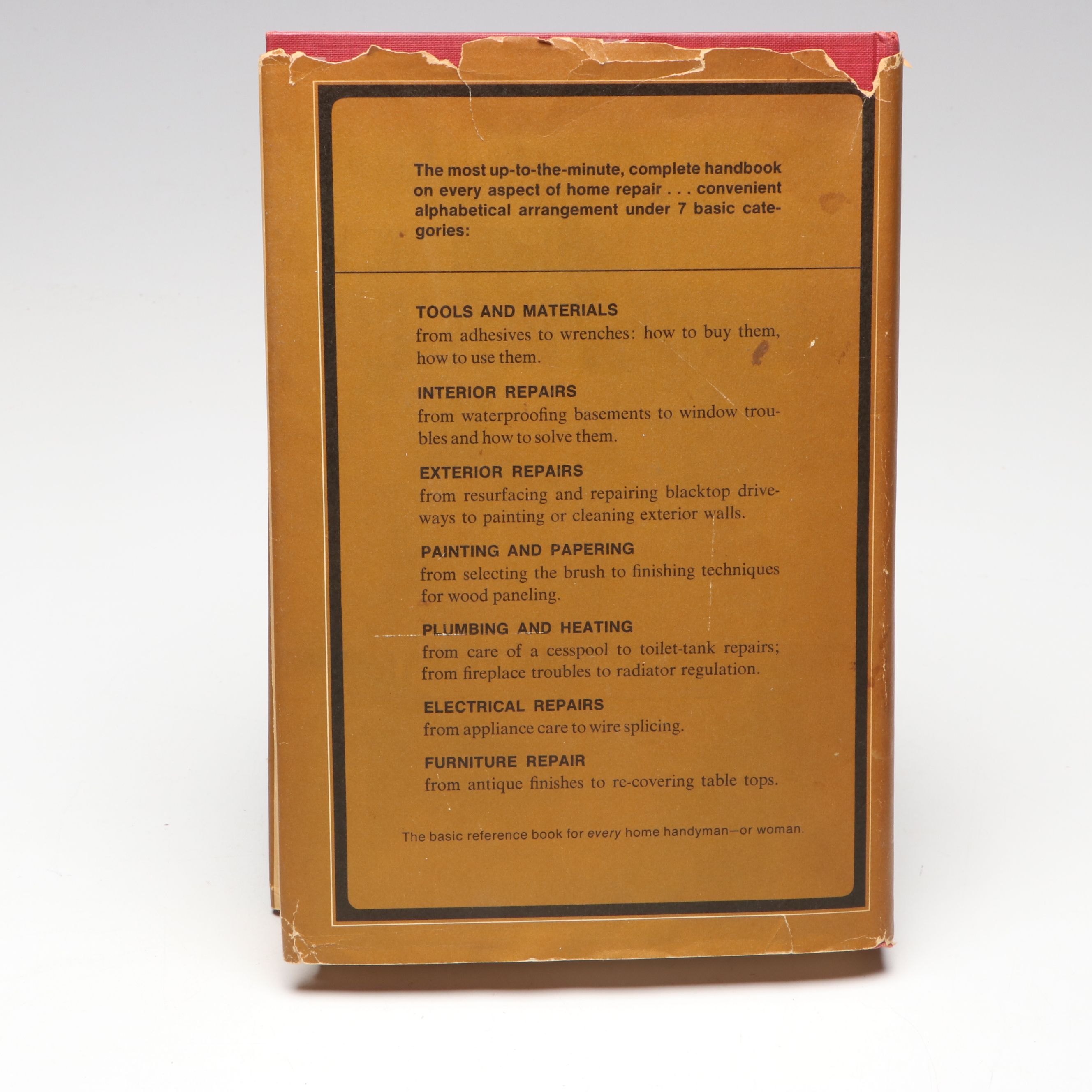 Book Club Edition "The New York Times Complete Manual of Home Repair," 1967