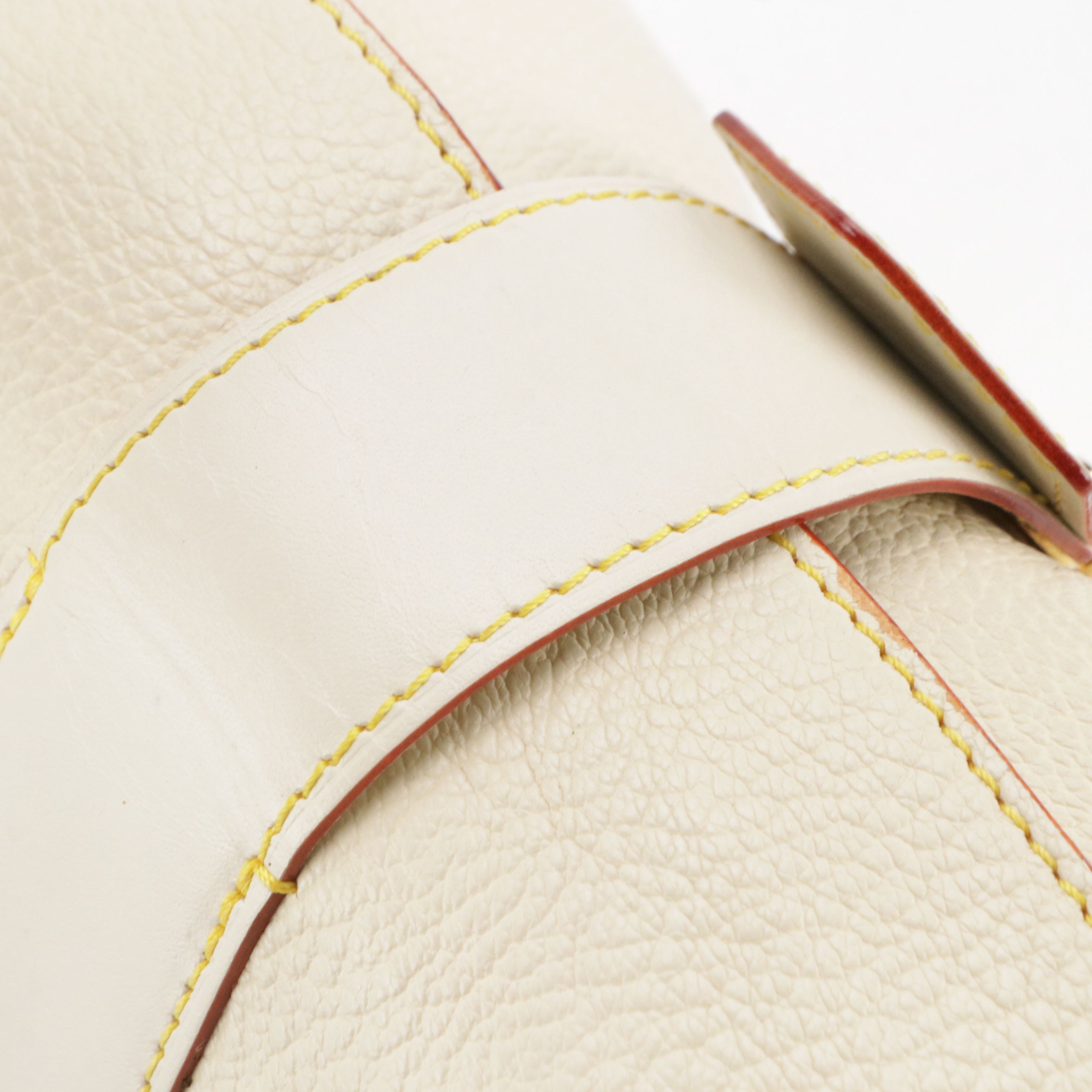 Louis Vuitton L’Impetueux Shoulder Bag in White Suhali Leather