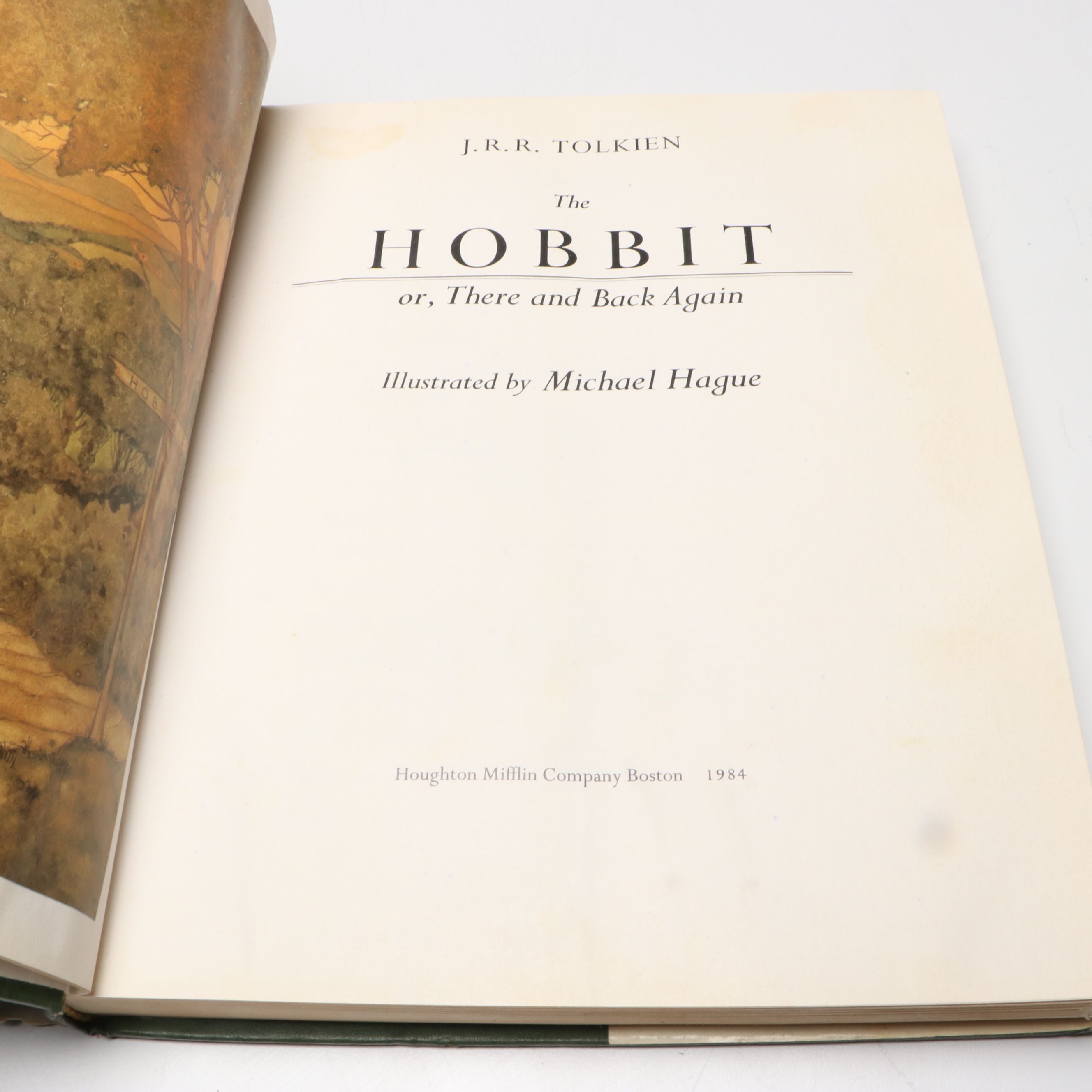 First Illustrated Edition "The Hobbit" by J. R. R. Tolkien, 1984