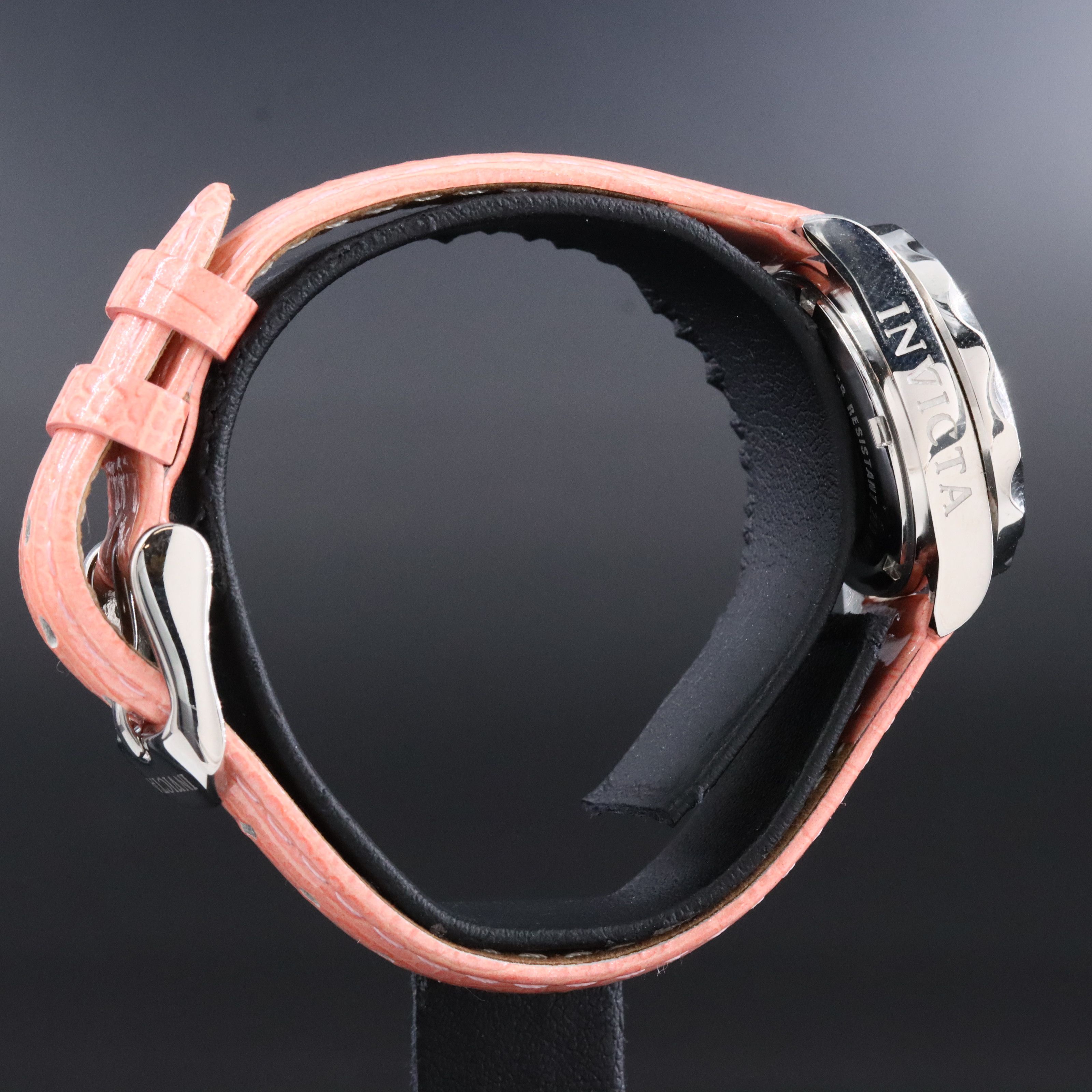 Invicta Professional Pro Diver Stainless Steel and Pink Dial Watch # 11715