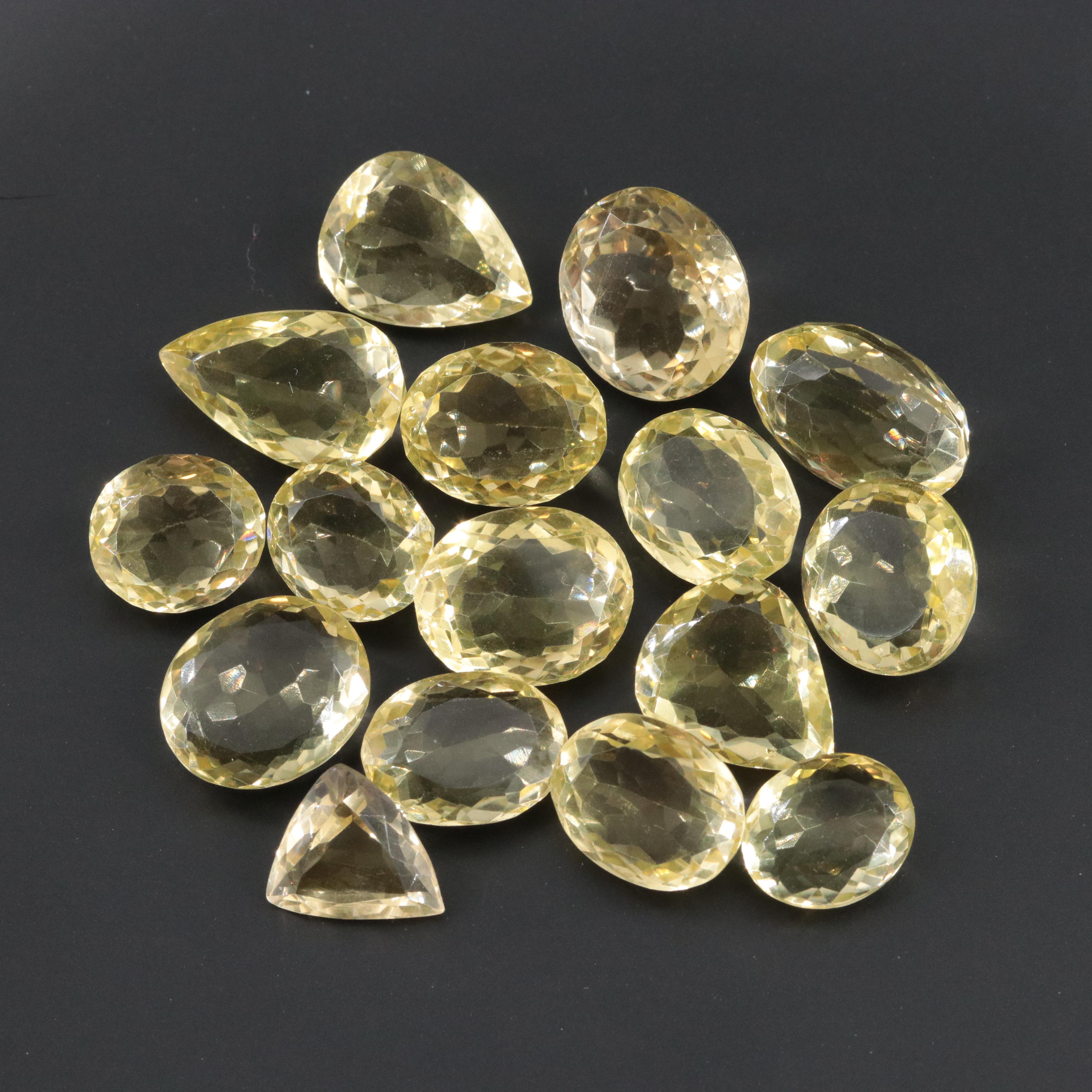 Loose 177.12 CTW Citrines