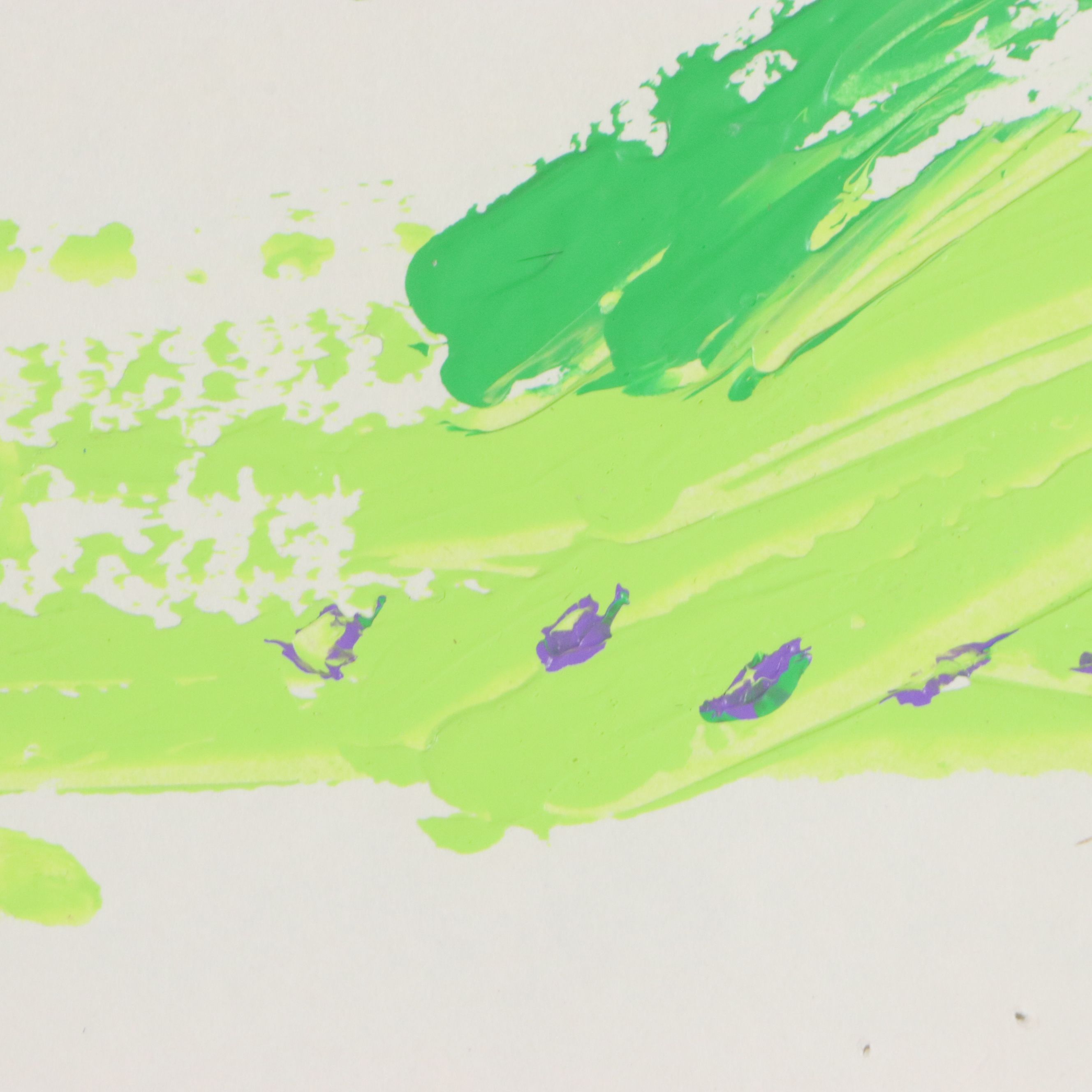 Paul Chidlaw Folk Abstract Chalk Pastel Drawing, Late 20th Century