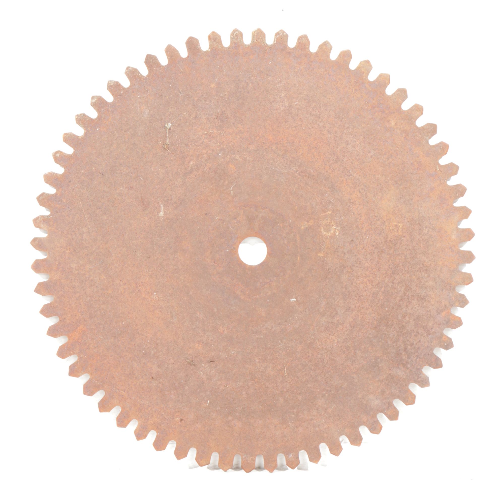 Large Saw Blade and Link Belt, Early 20th Century