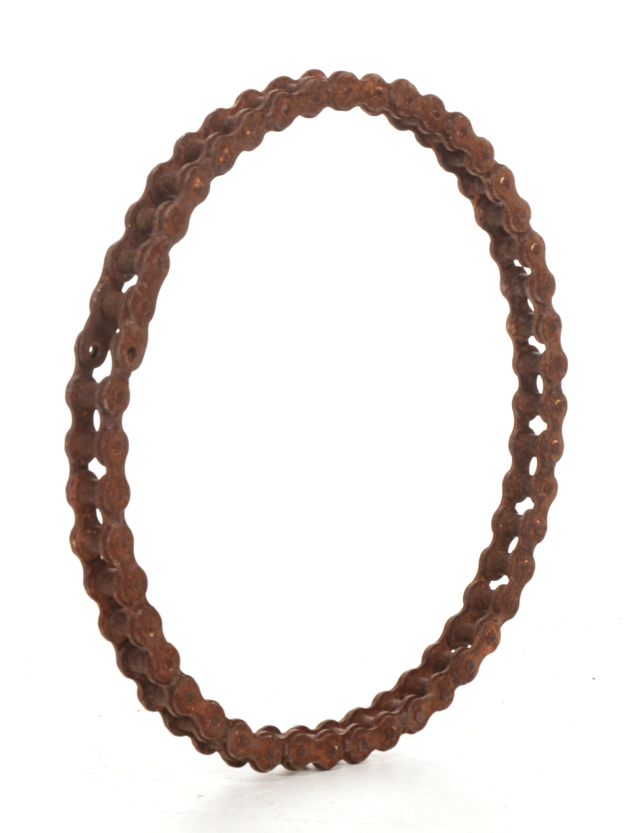 Large Saw Blade and Link Belt, Early 20th Century