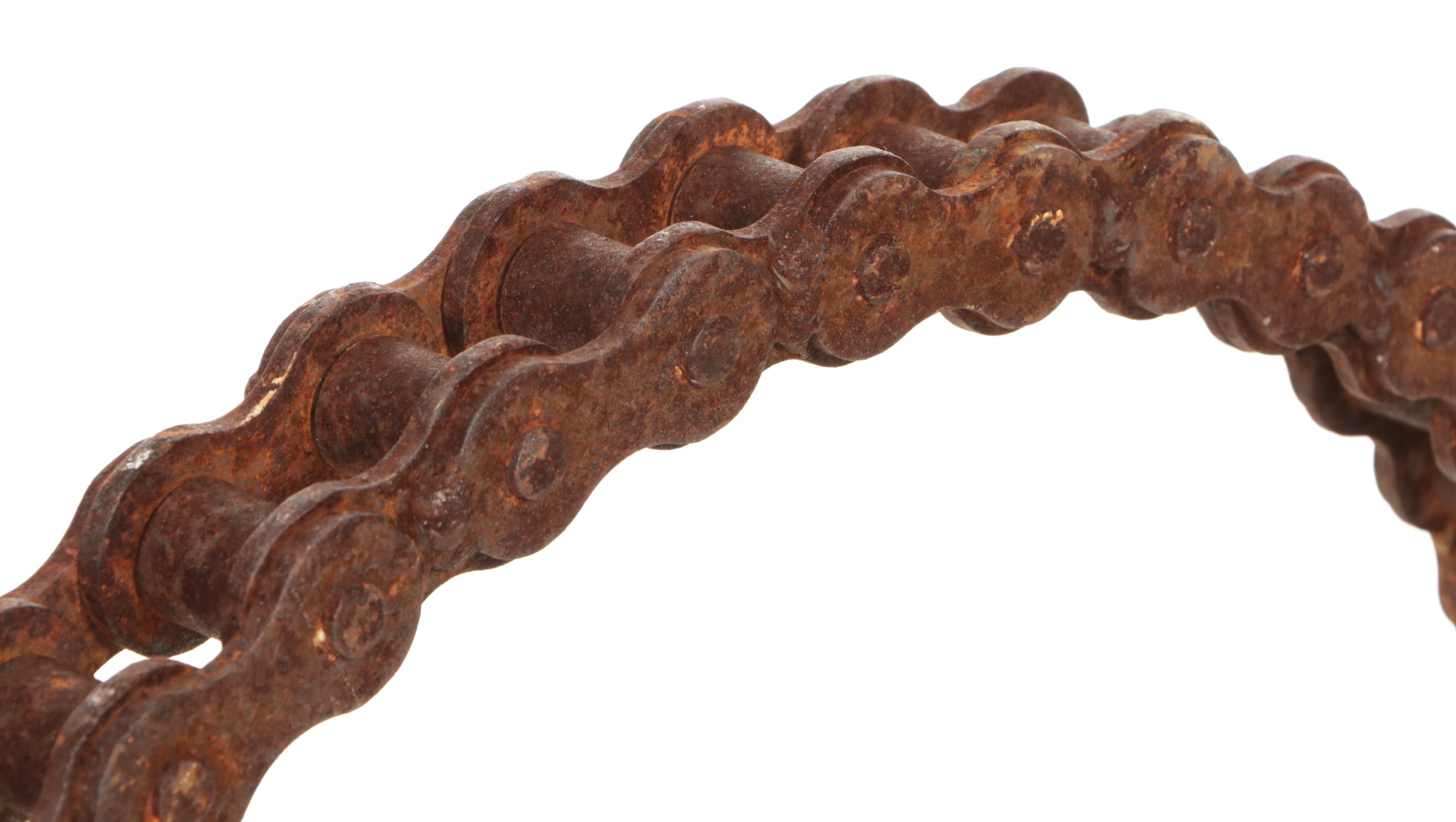 Large Saw Blade and Link Belt, Early 20th Century