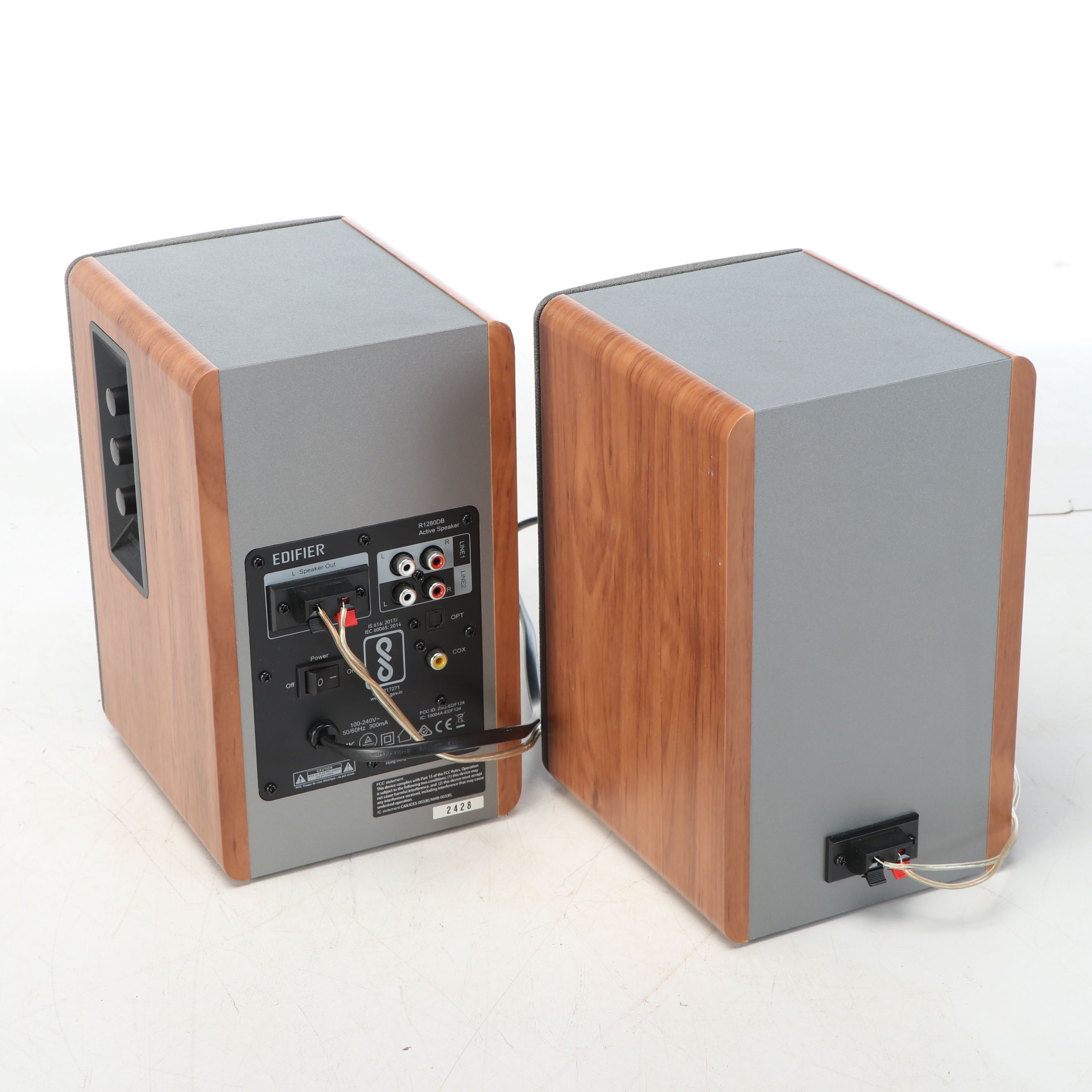 Edifier R1280DB Faux Wood Finish Bluetooth Bookshelf Speakers