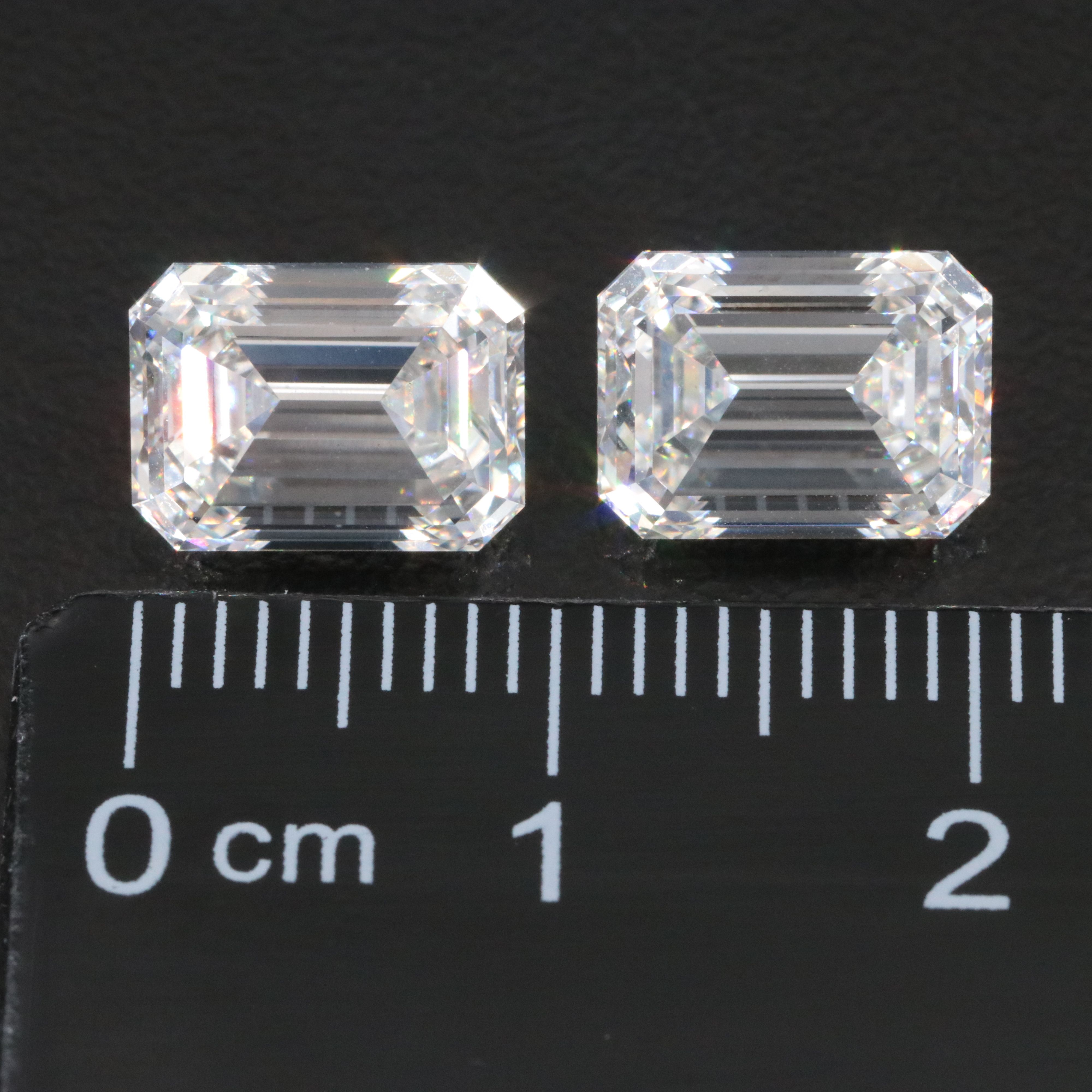Loose 6.19 CTW Lab Grown Diamond Matched Pair with IGI Reports