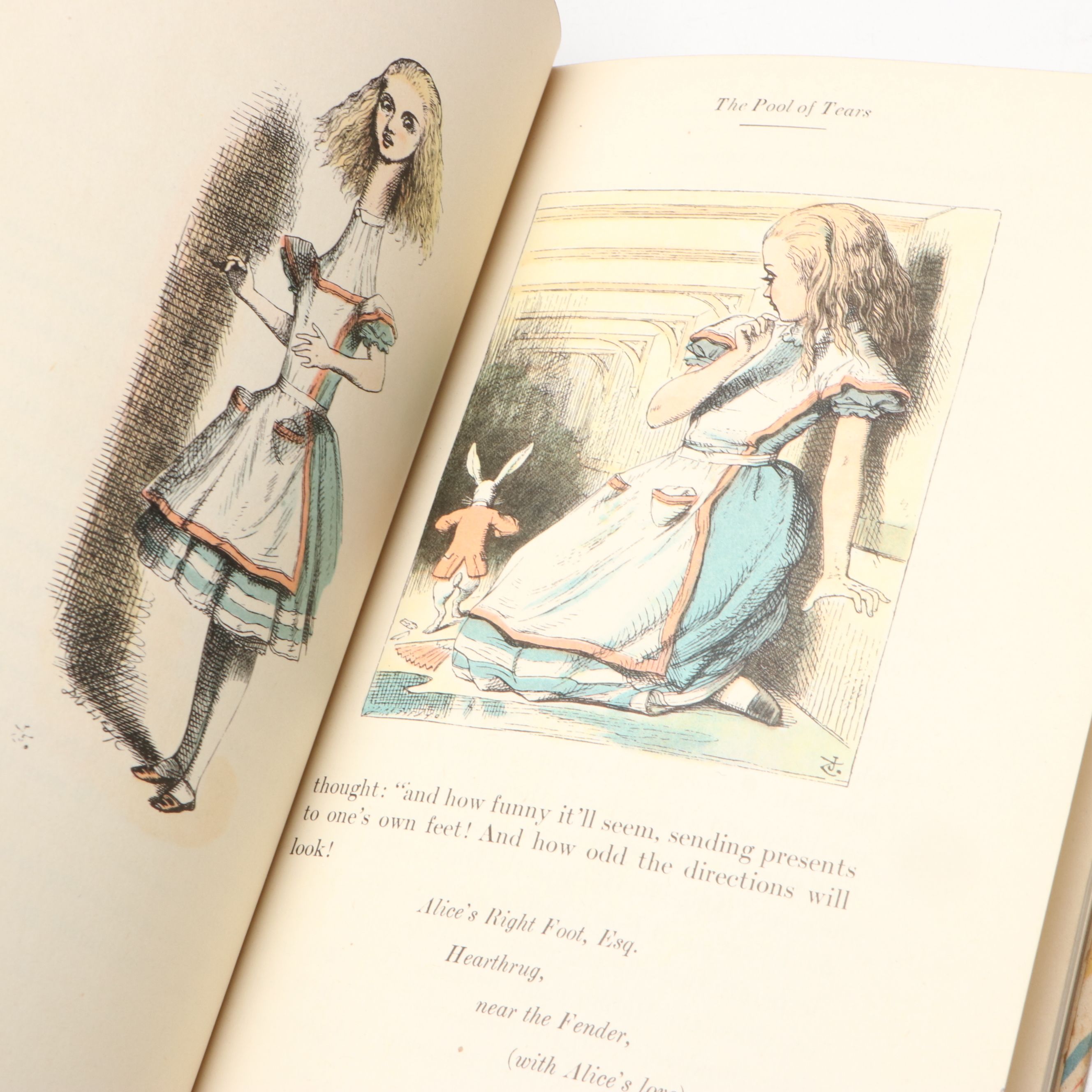 Illustrated "Alice in Wonderland" and "Through the Looking-Glass" Box Set, 1946