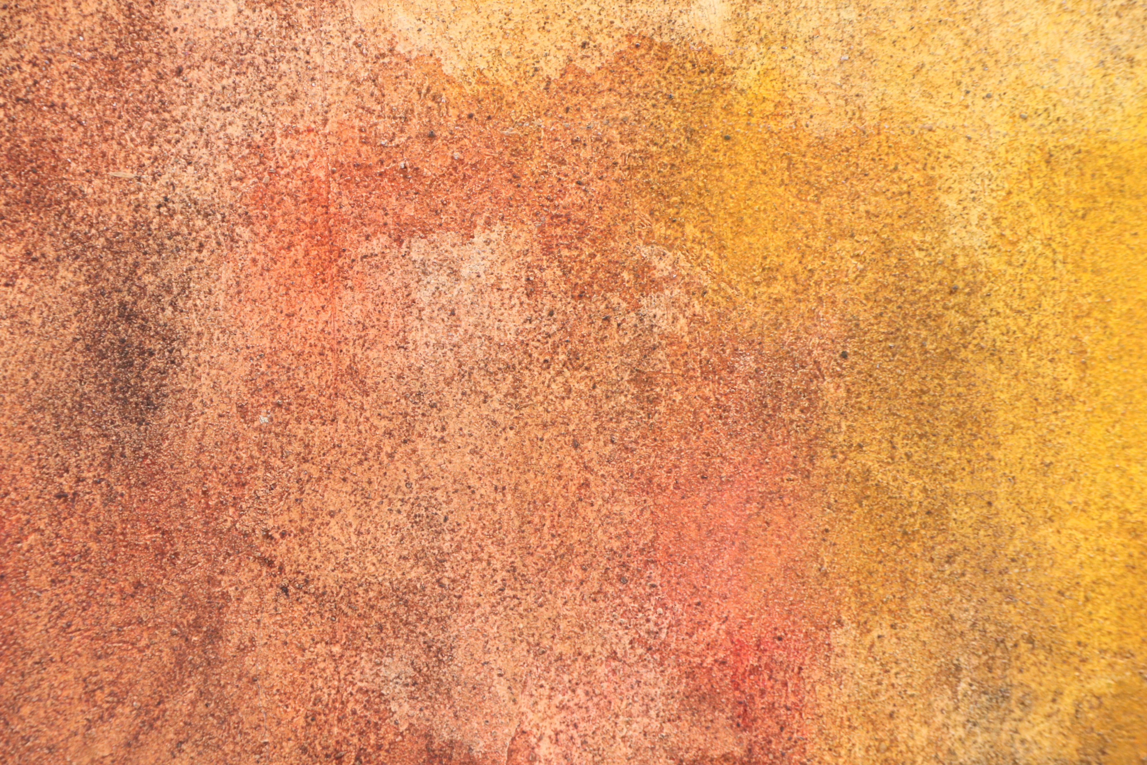 Oil and Sand Still Life Painting, Mid-20th Century