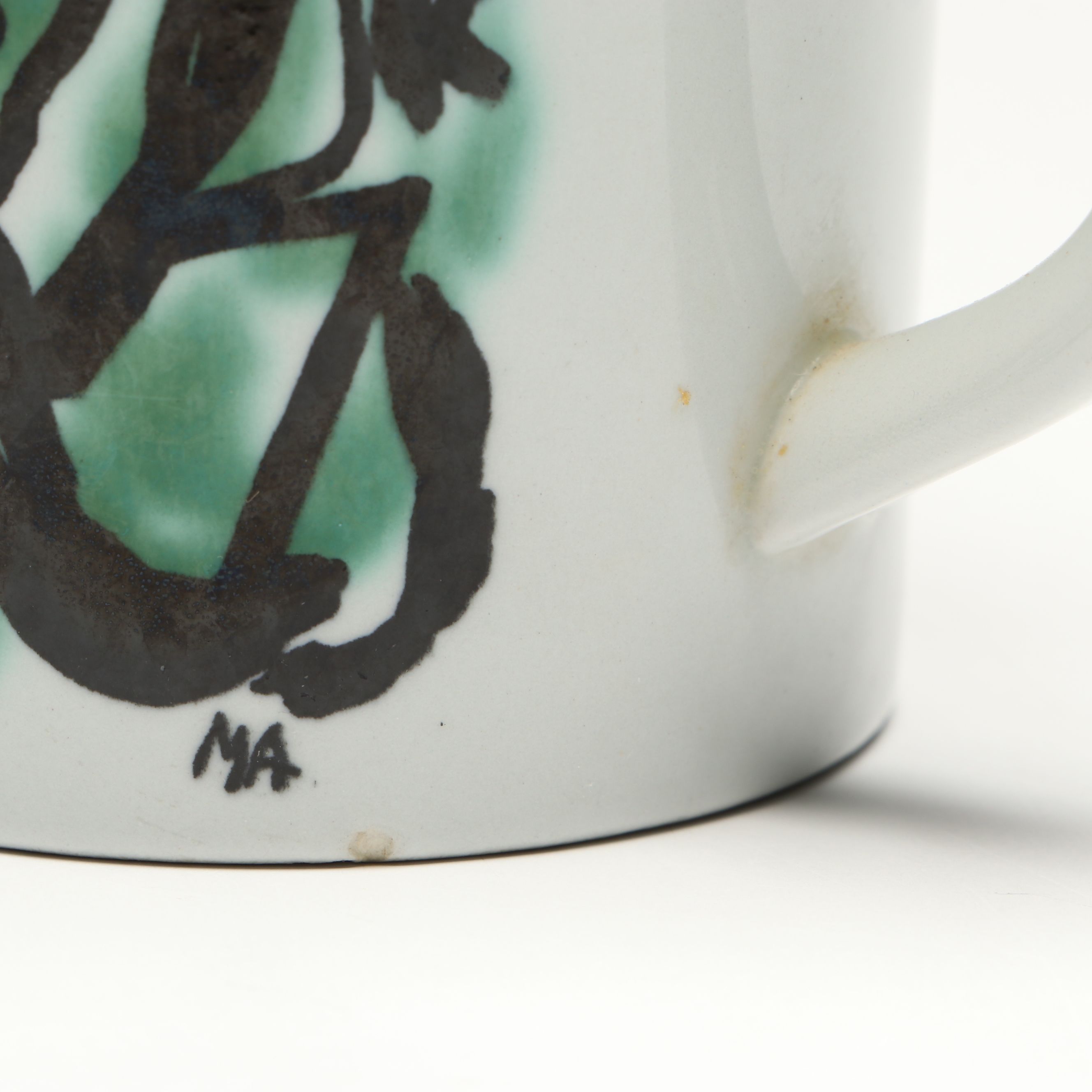 Royal Copenhagen Annual Porcelain Mugs, 1986-87, 1990-93, 1996, 1998